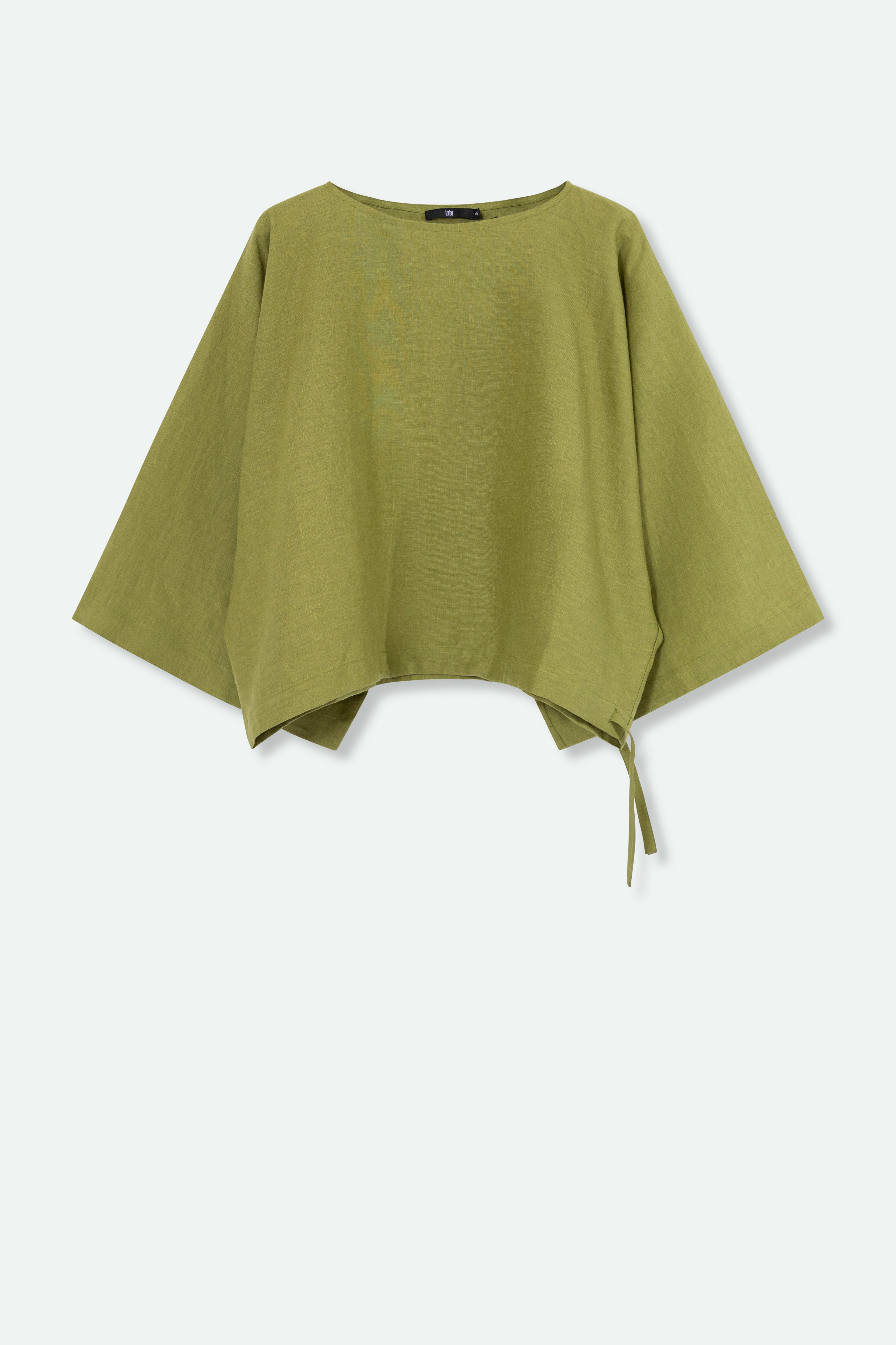 TILLIE TOP IN ITALIAN LINEN