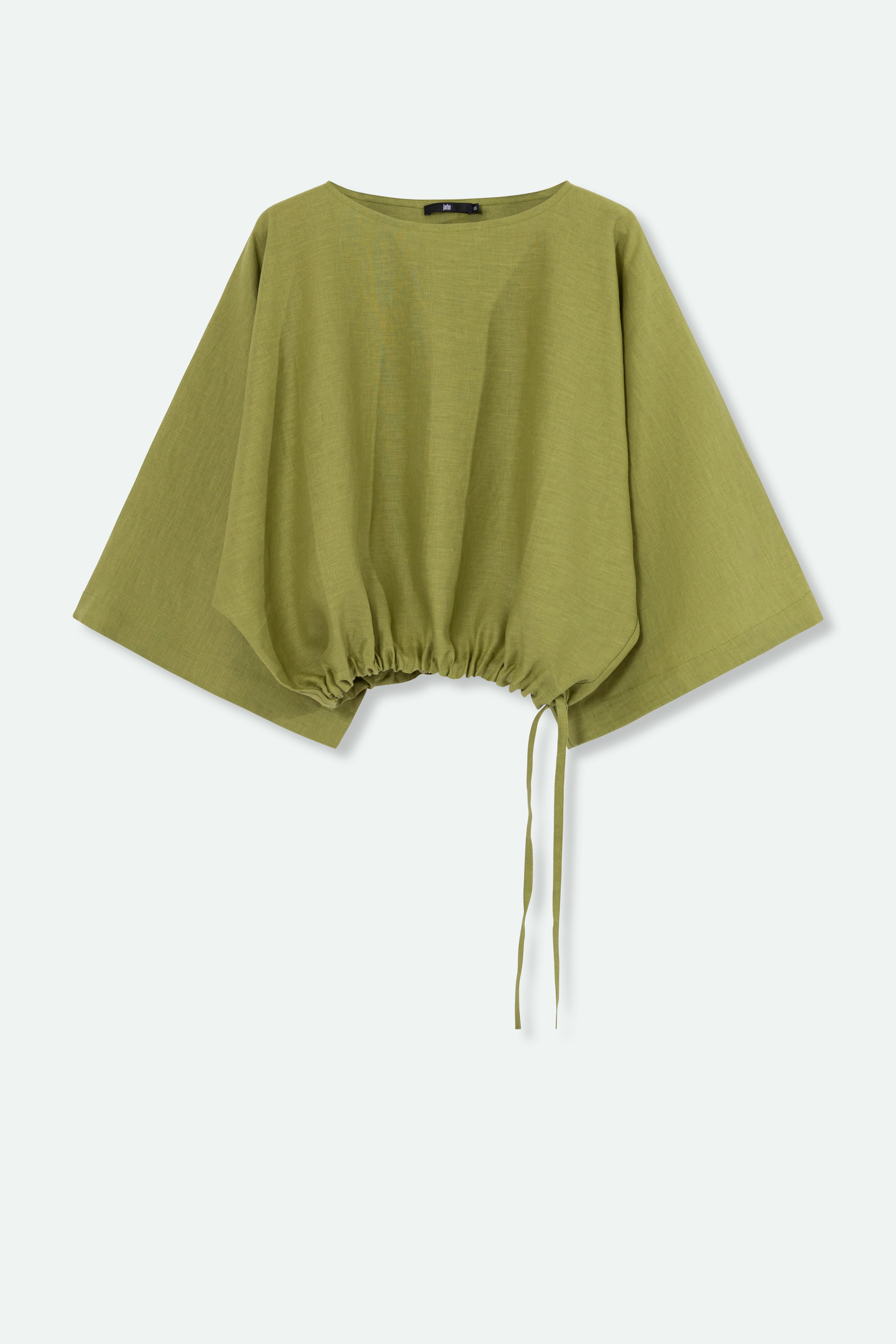 TILLIE TOP IN ITALIAN LINEN