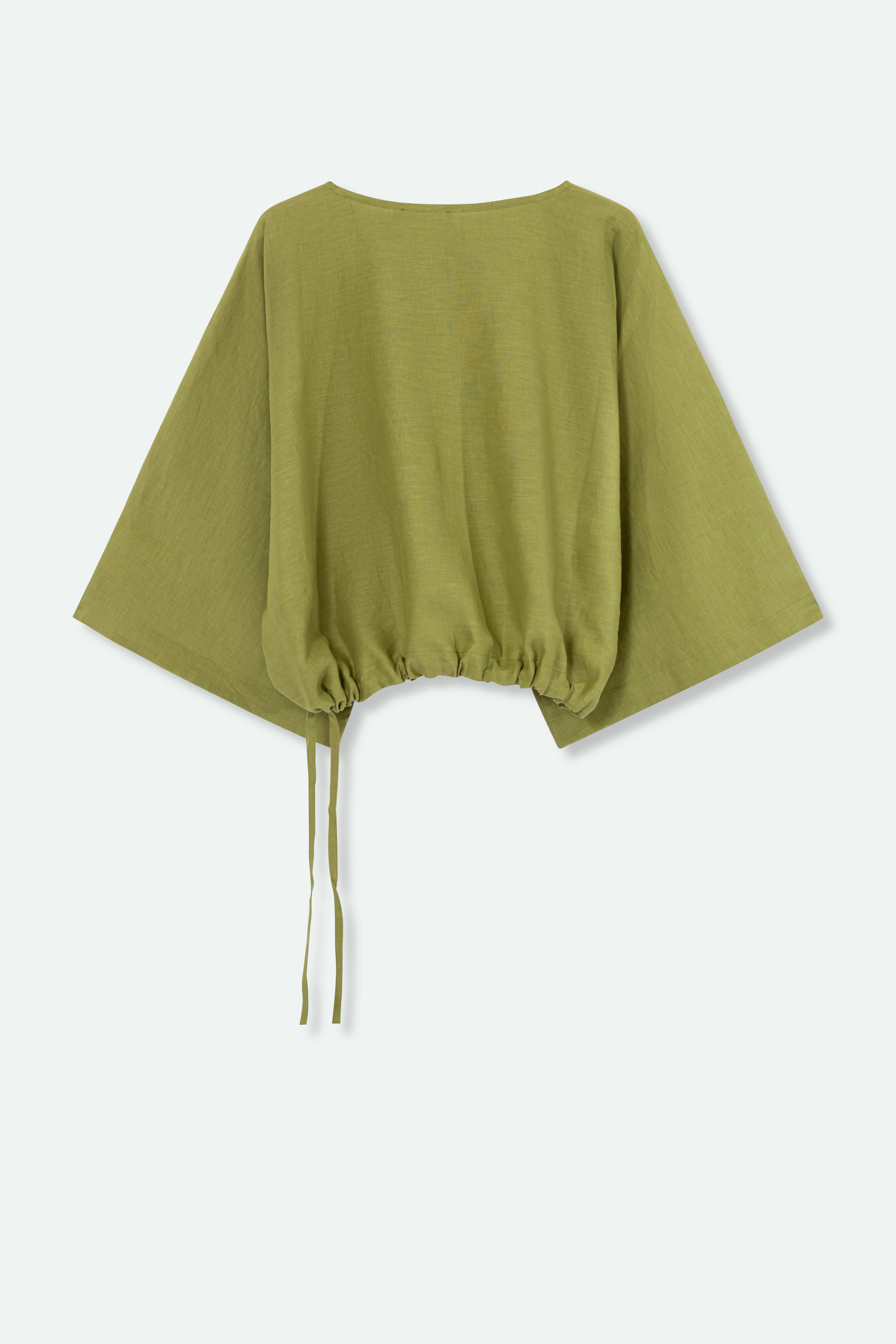 TILLIE TOP IN ITALIAN LINEN
