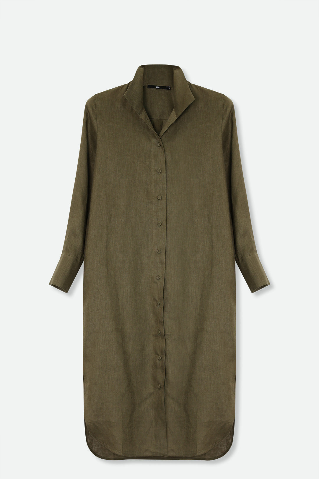 SHIRTDRESS DUSTER IN PREMIUM ITALIAN LINEN