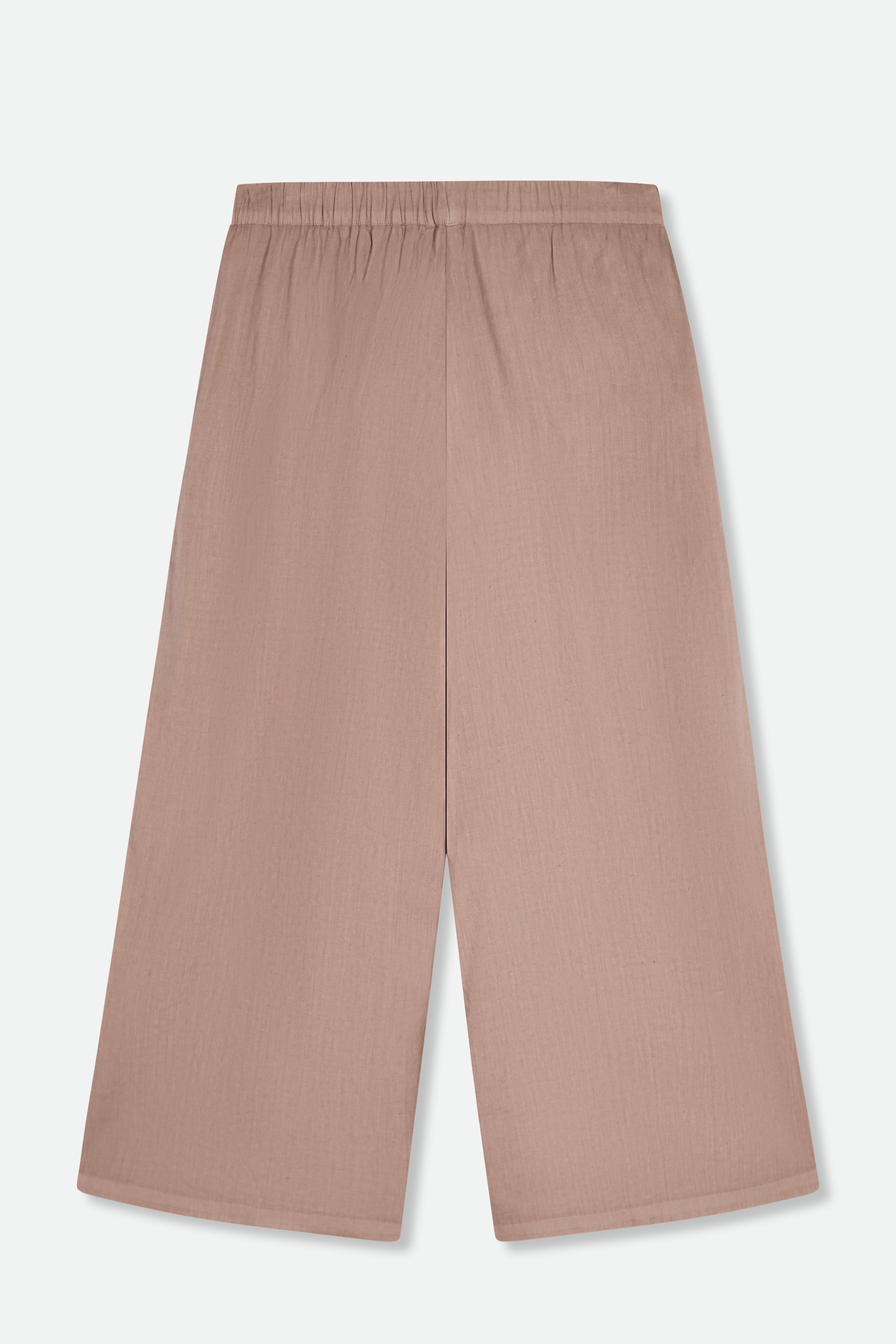 PRISMA CROPPED WIDE LEG IN ITALIAN LINEN STRETCH