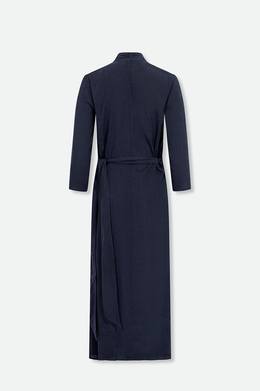 DIANE WRAP DRESS IN ITALIAN LINEN STRETCH