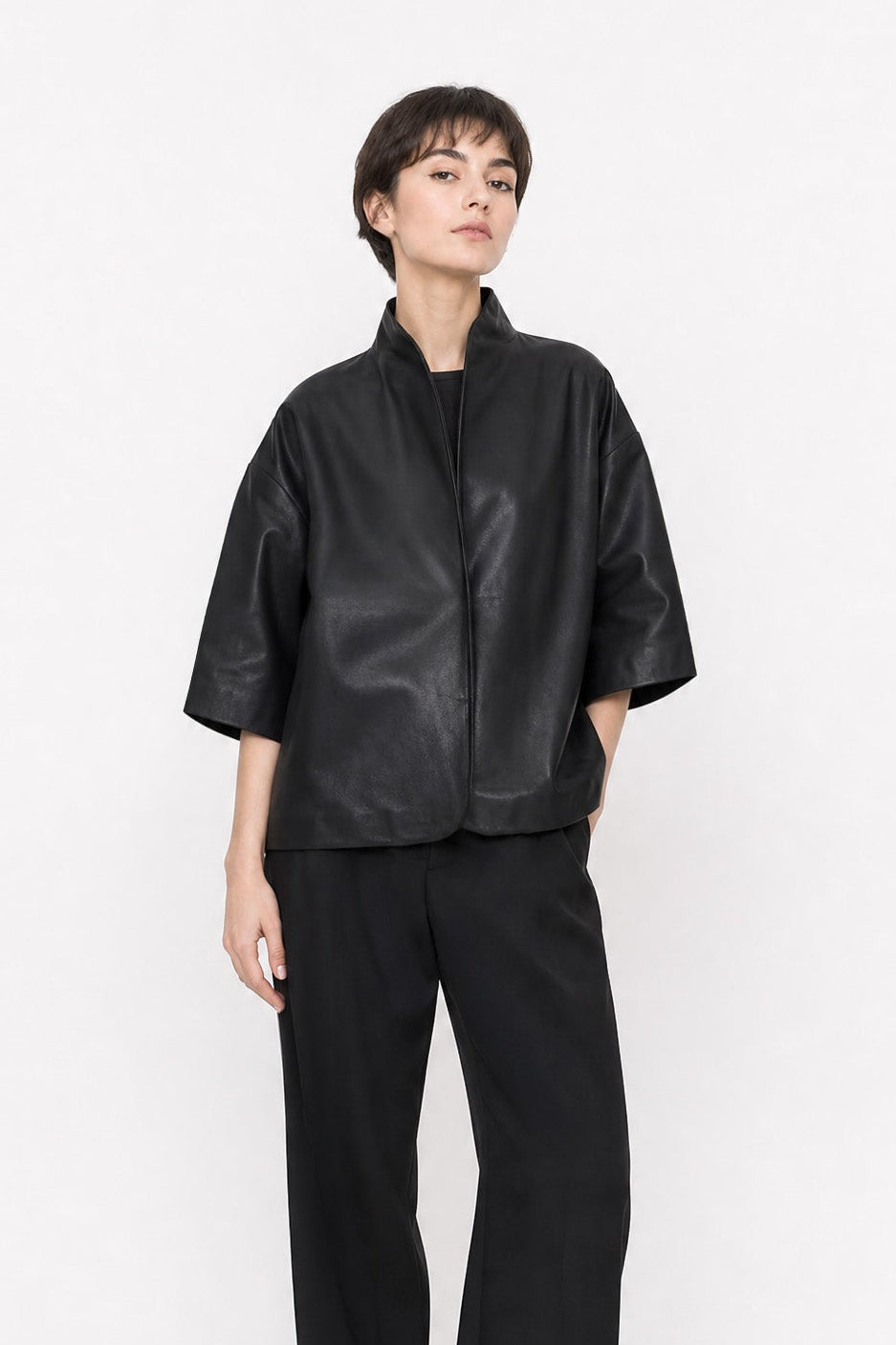 HEIDI JACKET IN LEATHER