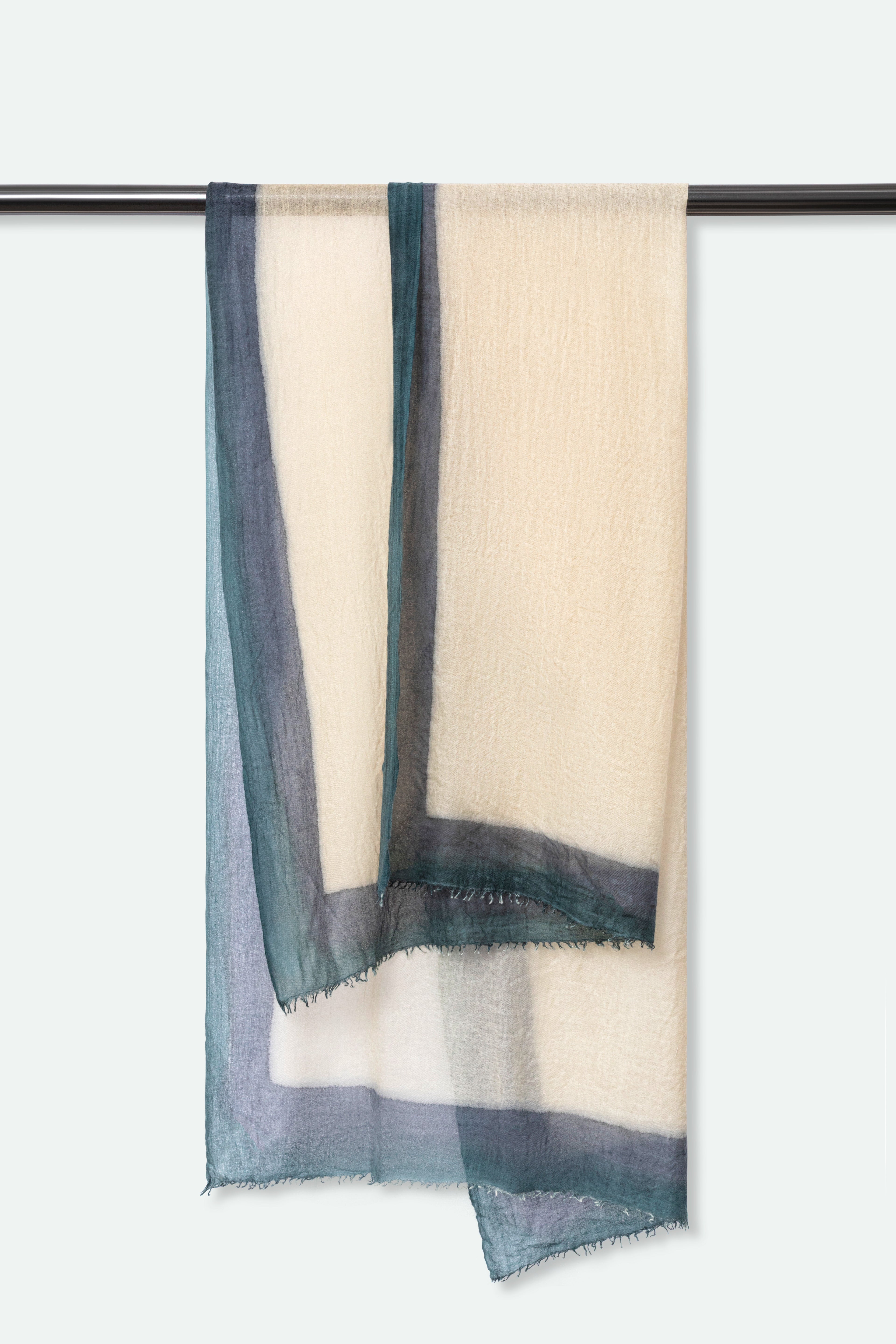 CARRIACOU SCARF IN HAND DYED CASHMERE