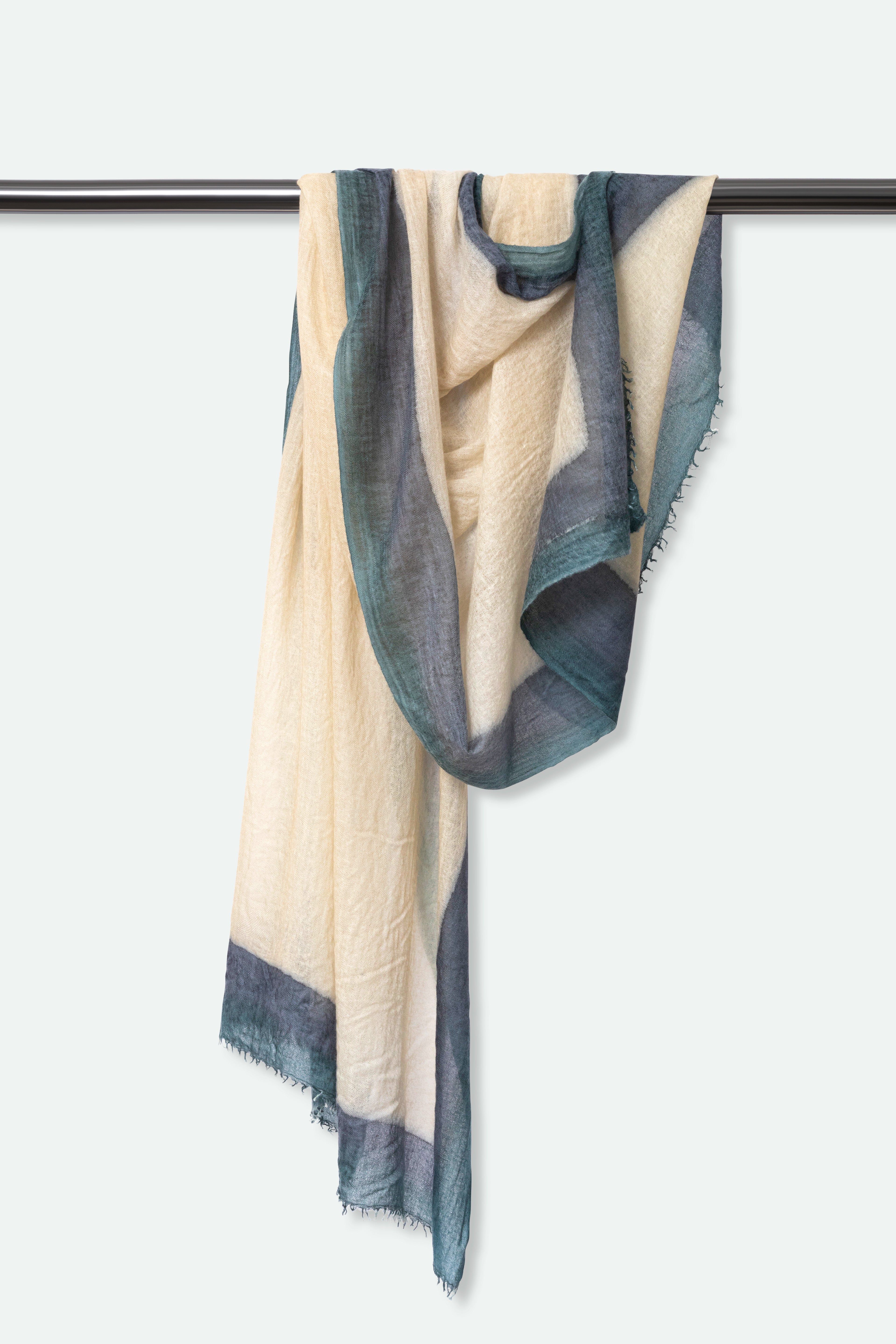 CARRIACOU SCARF IN HAND DYED CASHMERE