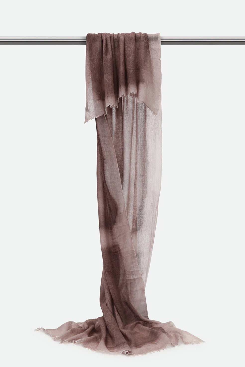 SCARF IN HAND DYED CASHMERE PECAN