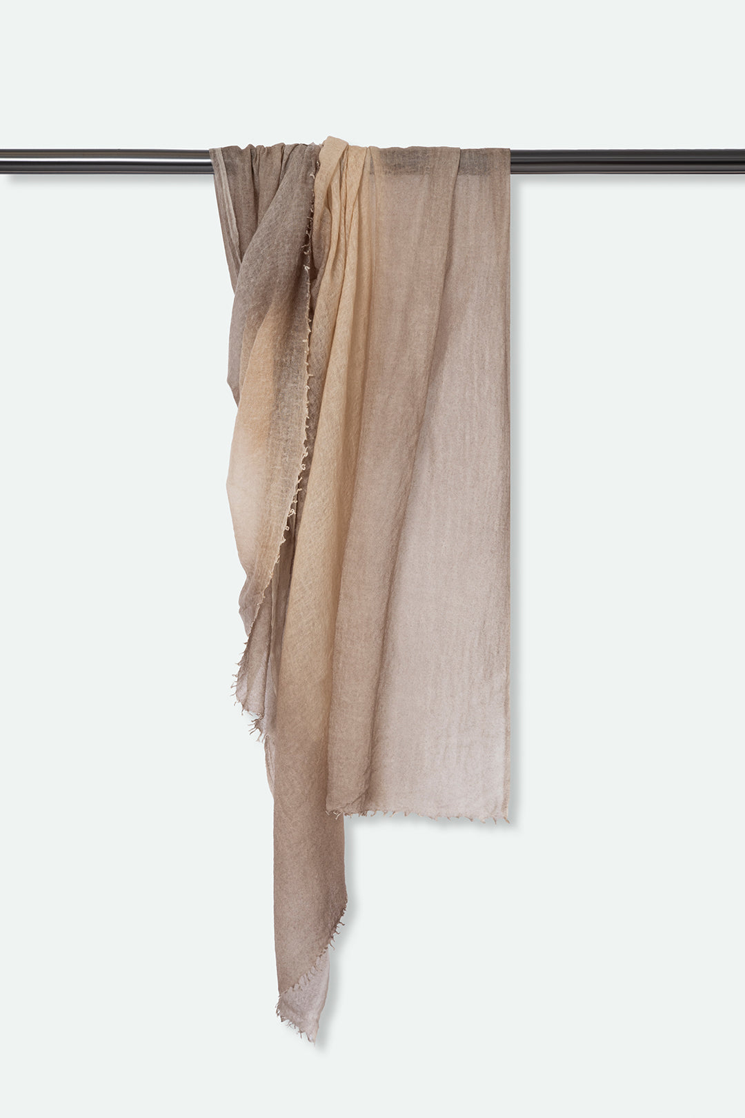ALABASTER SCARF IN HAND DYED CASHMERE