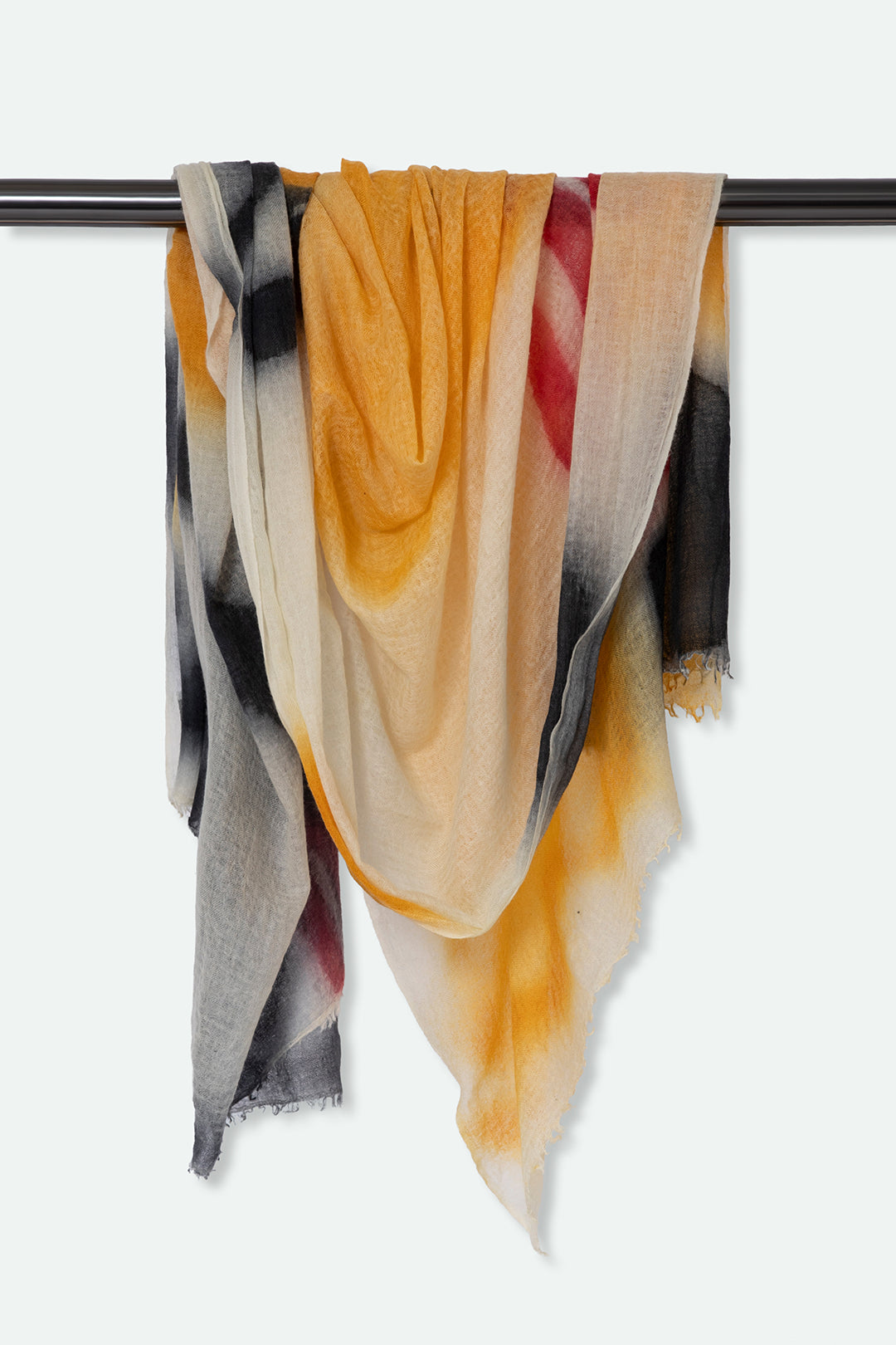 BAUHAUS SCARF IN HAND DYED CASHMERE