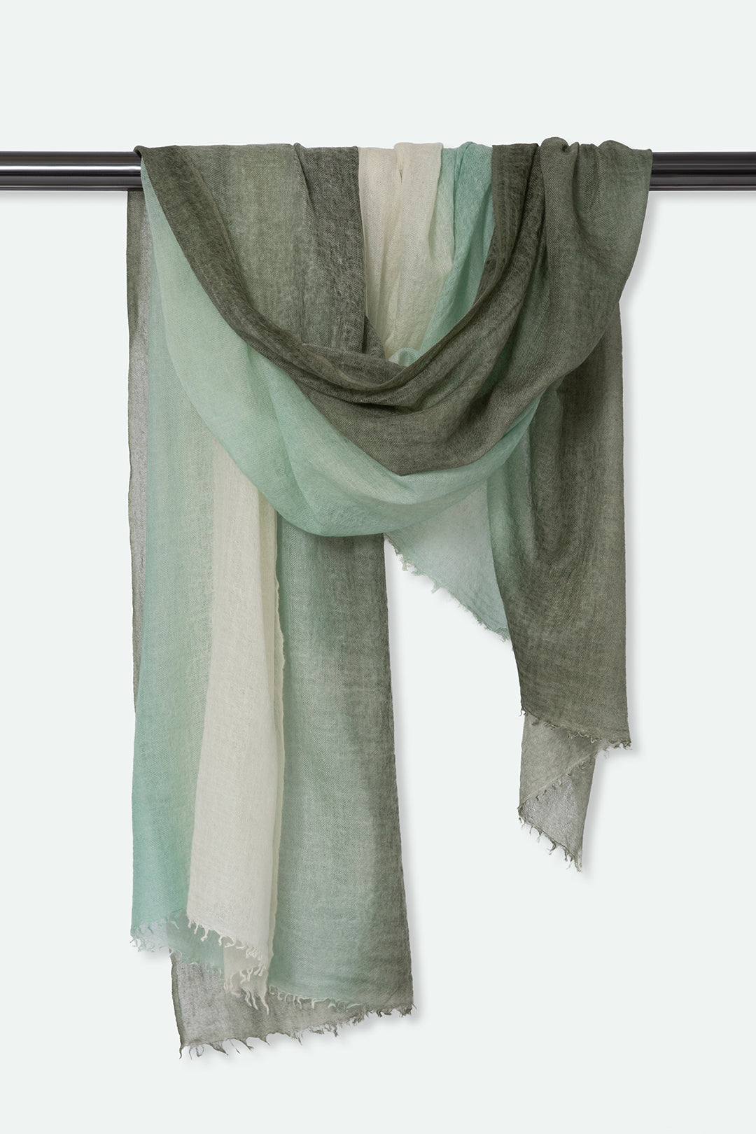 CELADON SCARF IN HAND DYED CASHMERE