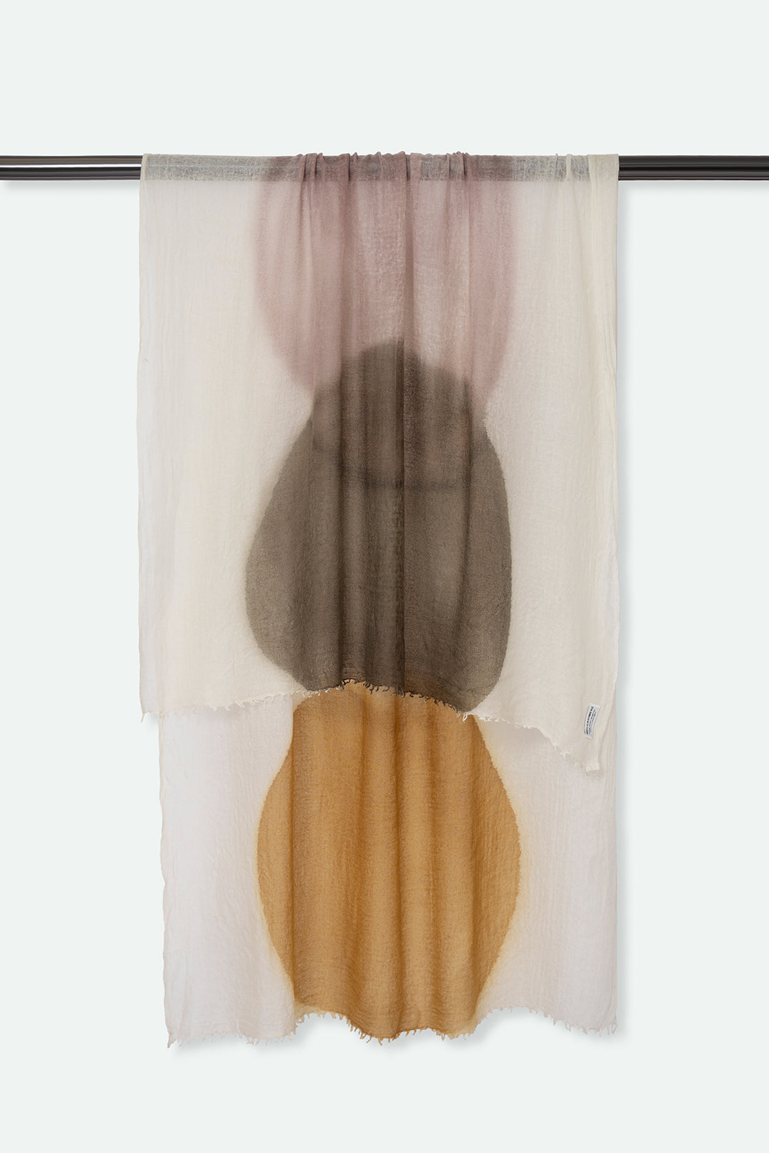 MOSAIC SCARF IN HAND DYED CASHMERE