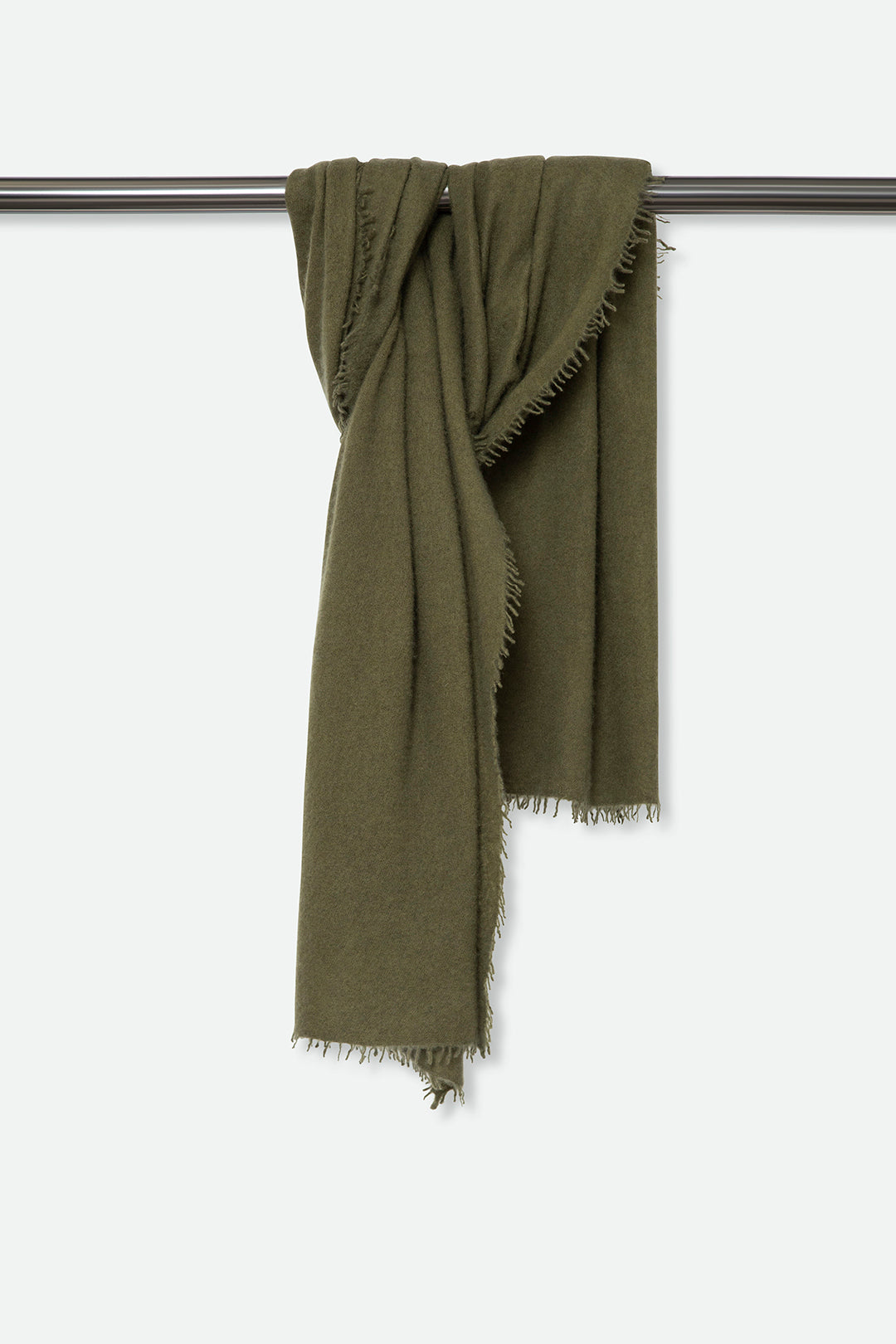 ÉLAN SCARF IN CASHMERE AVOCADO