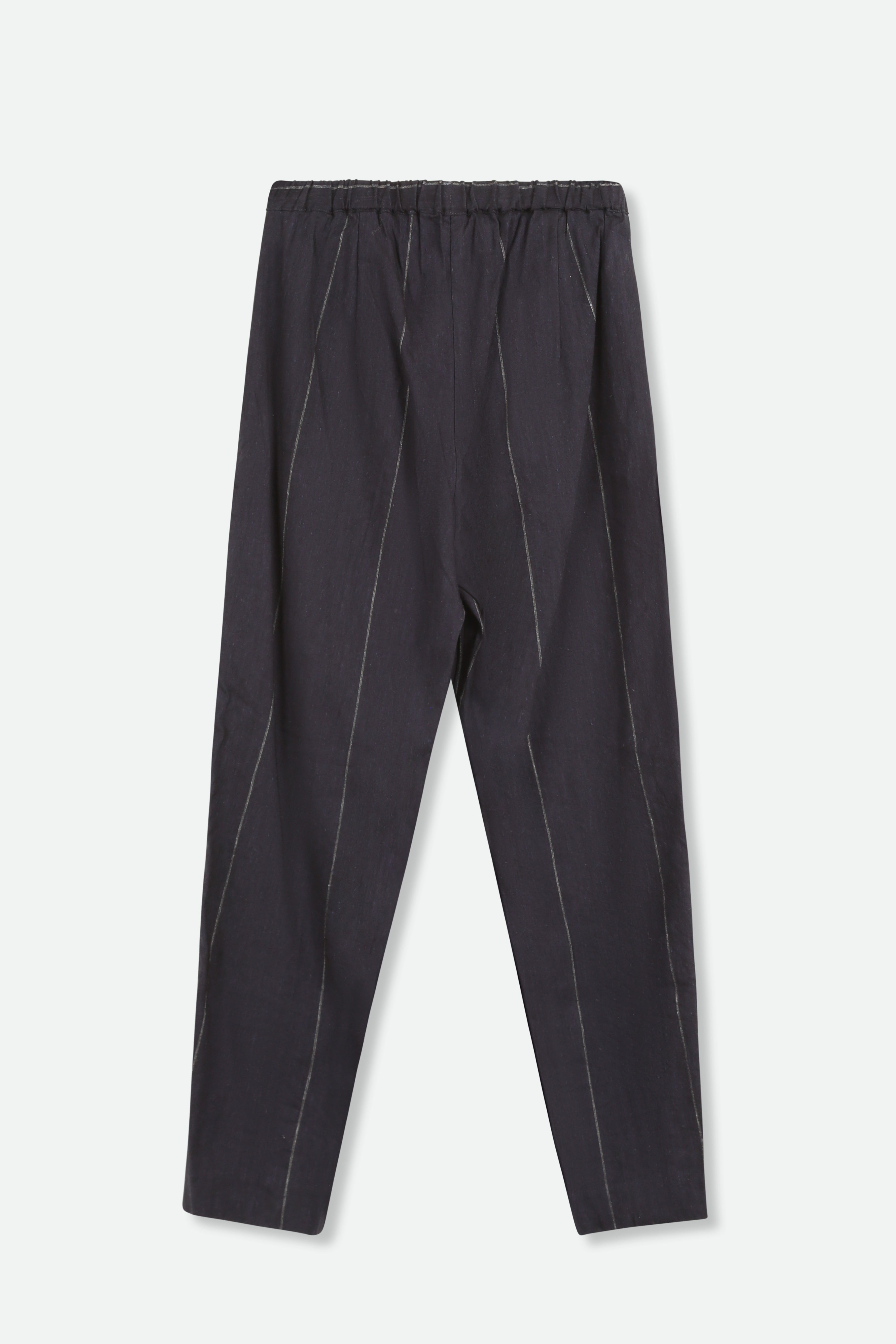 JANICE PANT IN LINEN-COTTON STRETCH
