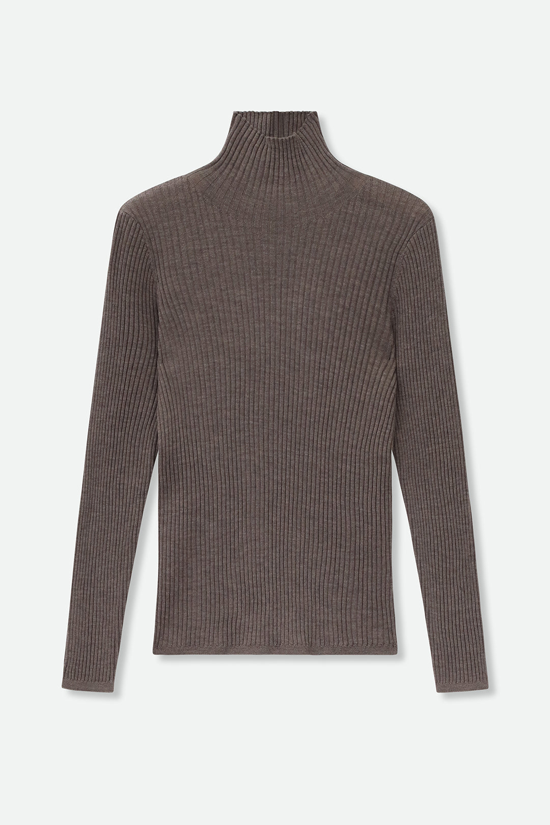 STRATO RIBBED TURTLENECK IN FINE MERINO