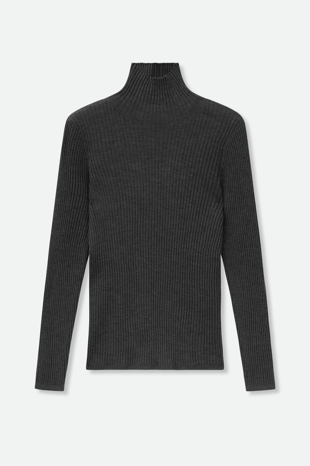 STRATO RIBBED TURTLENECK IN FINE MERINO