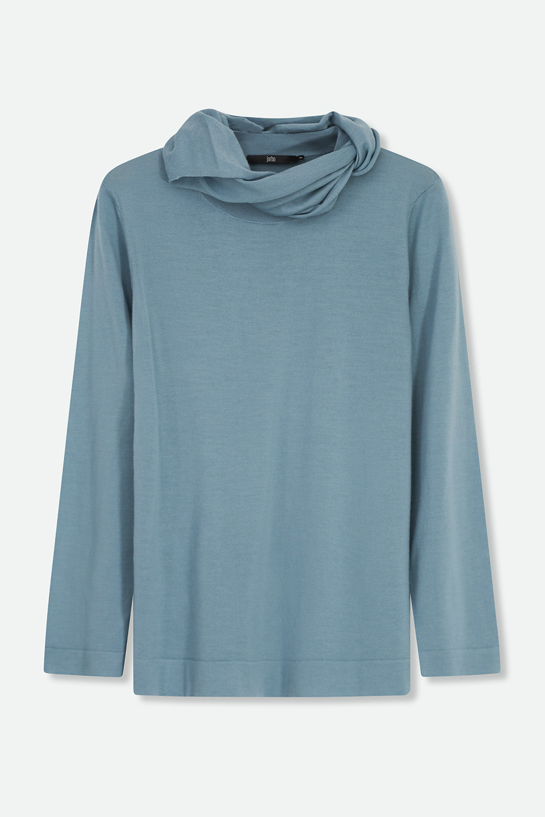 NICO LONG SLEEVE CREW & SCARF IN FINE MERINO