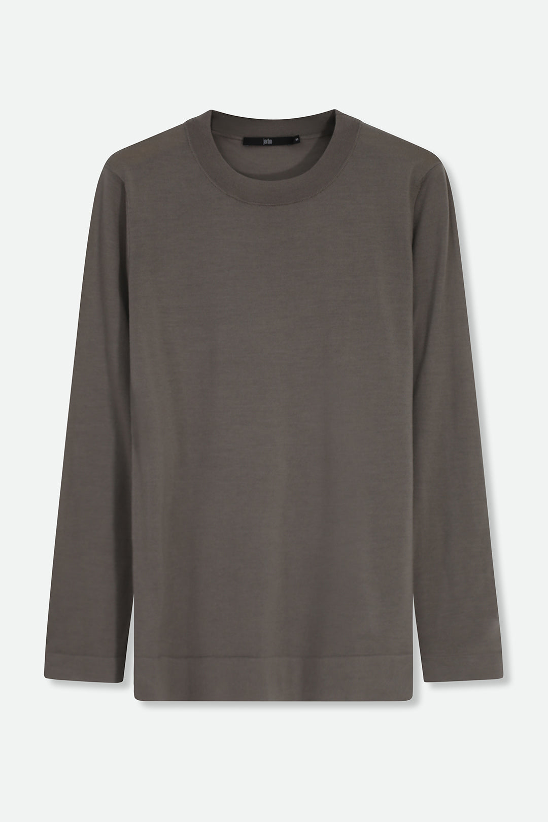 MILA LONG SLEEVE CREW WITH SCARF IN FINE MERINO