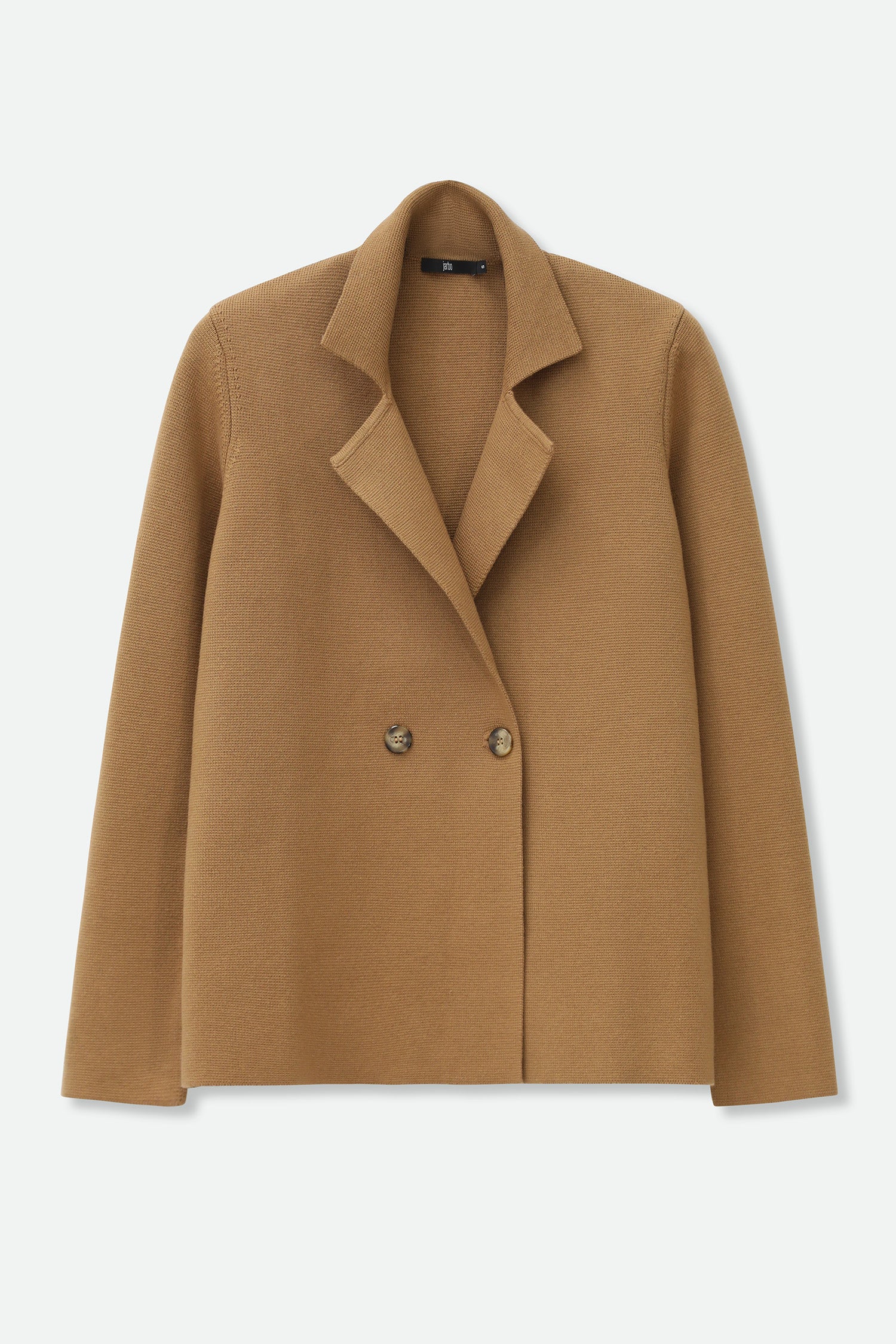 BRISIO DOUBLE BREASTED BLAZER IN ITALIAN COTTON