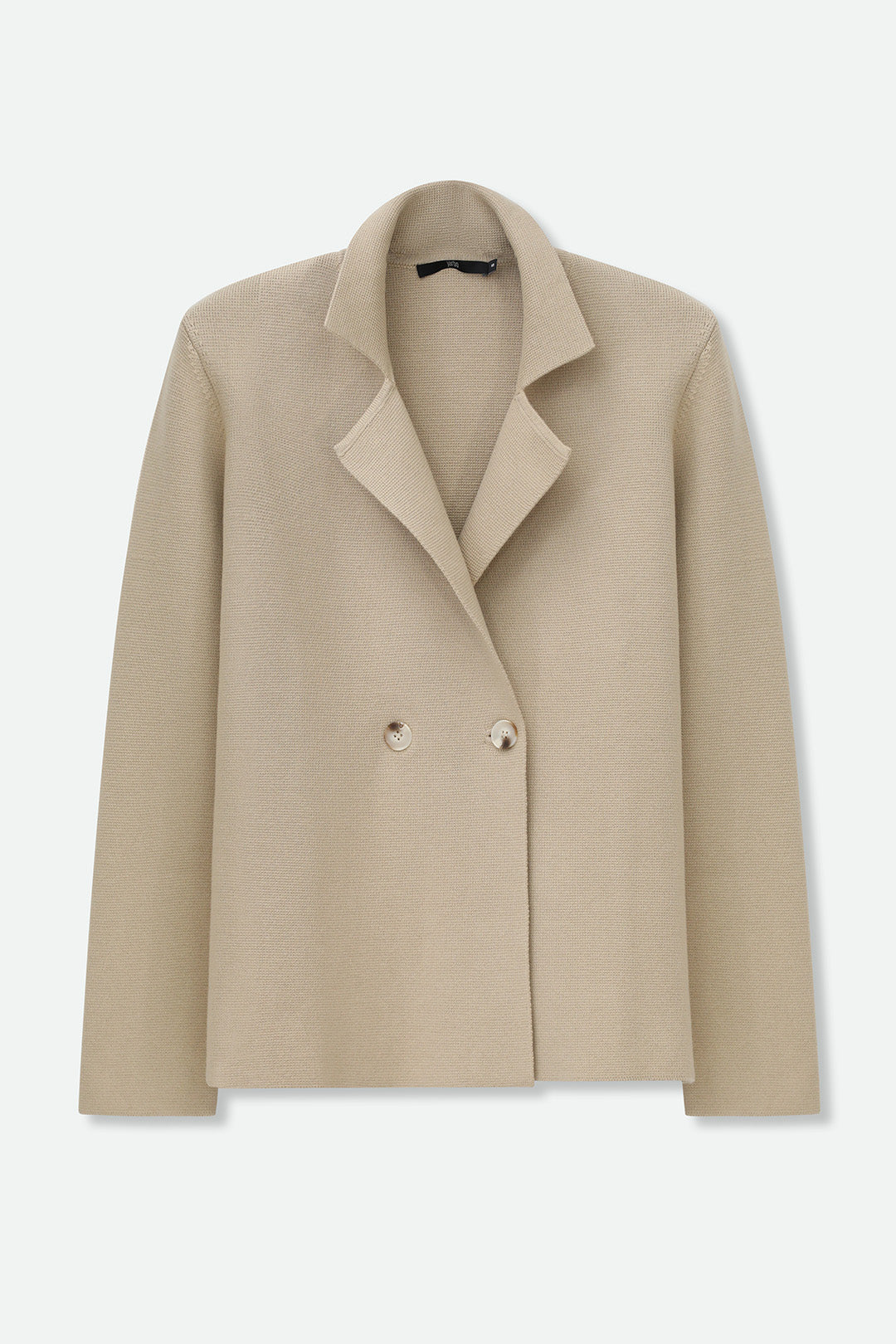 BRISIO DOUBLE BREASTED BLAZER IN ITALIAN COTTON