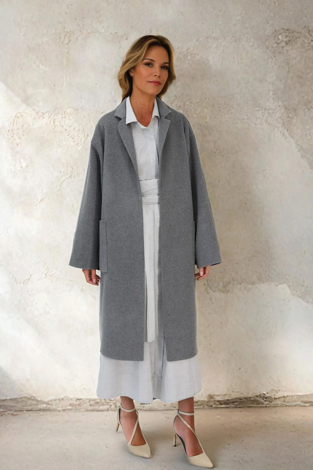 CARLIE COAT IN WOOL CASHMERE DOUBLE FACE