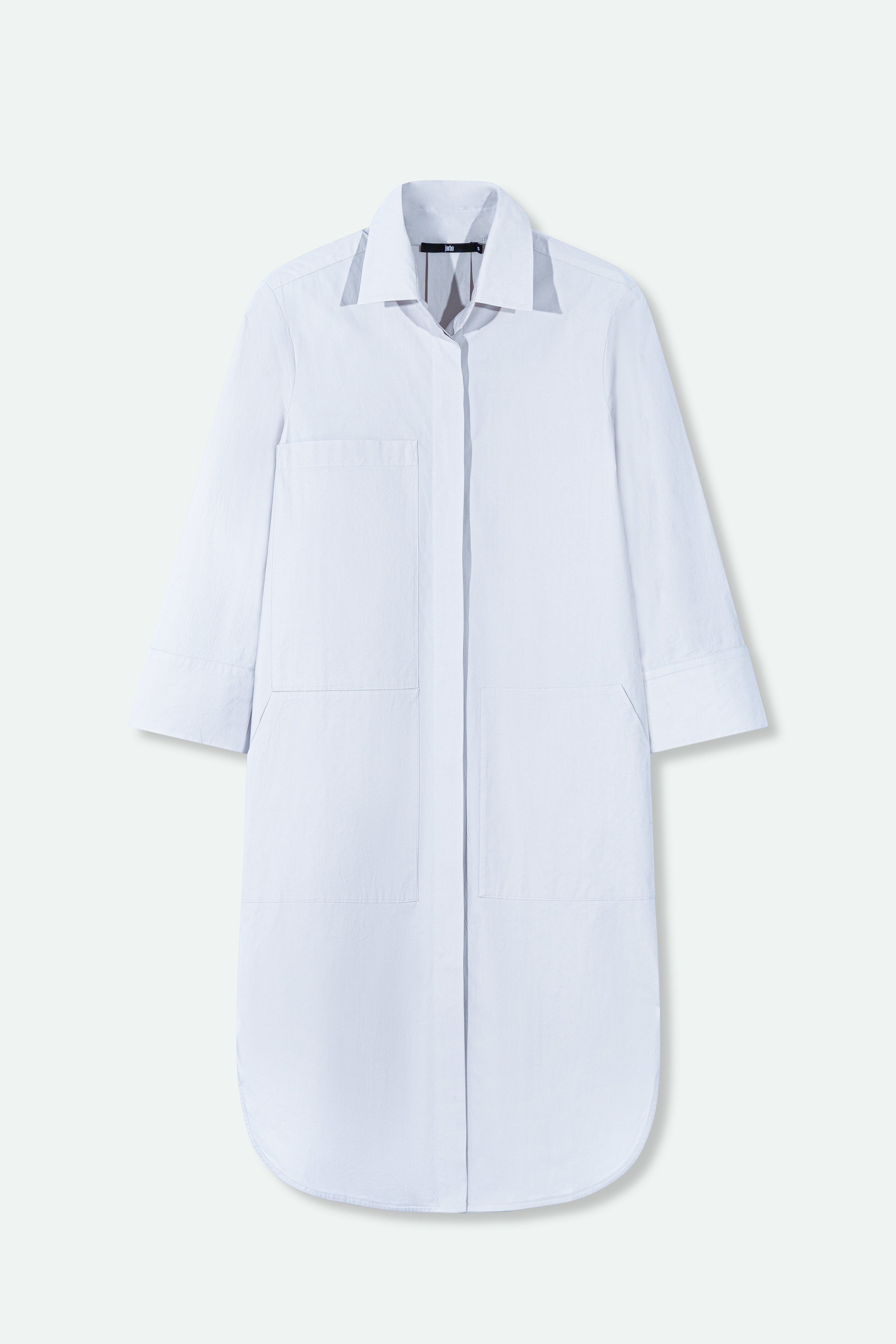 DORIAN DRESS IN ITALIAN FINE STRETCH COTTON