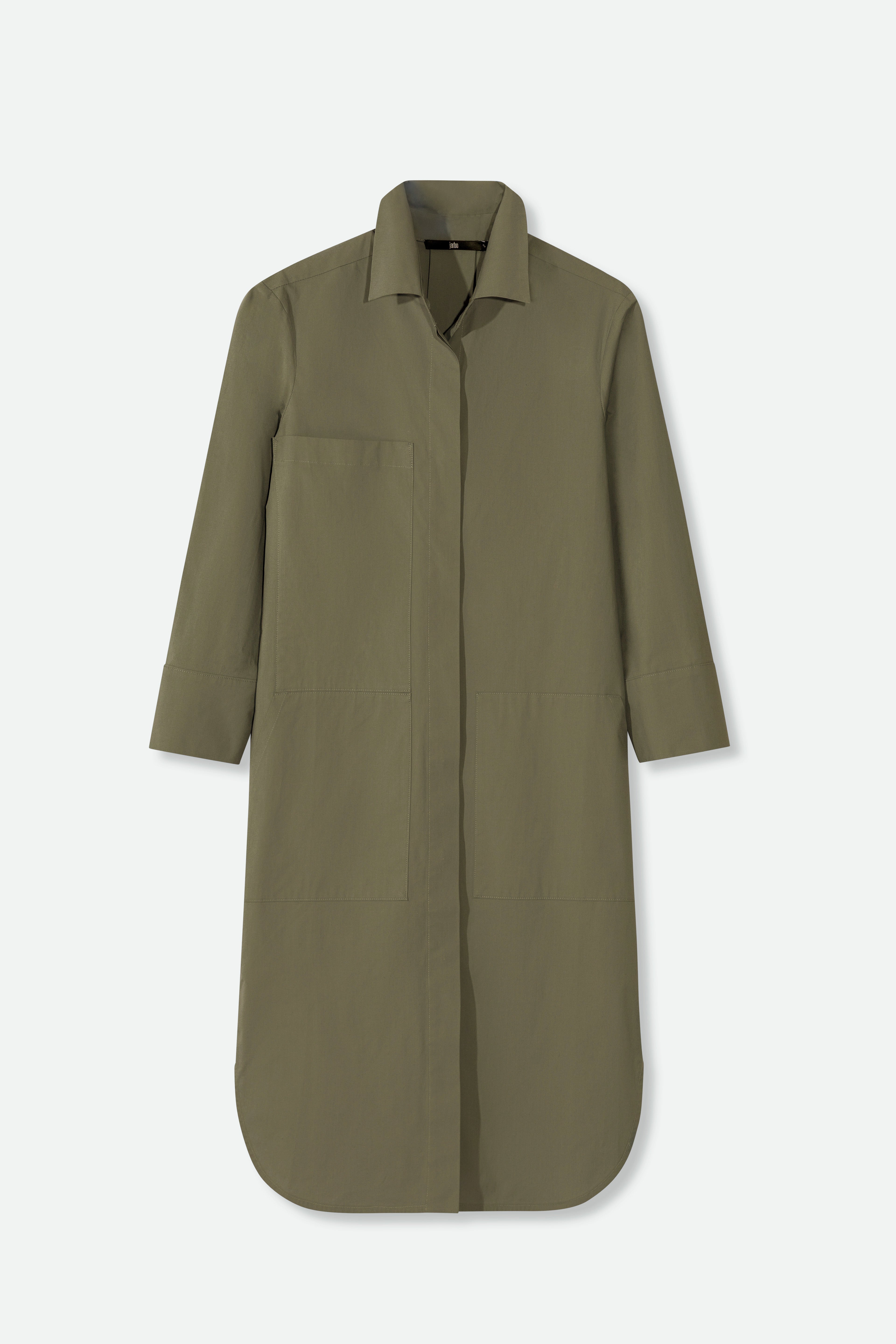DORIAN DRESS IN ITALIAN FINE STRETCH COTTON
