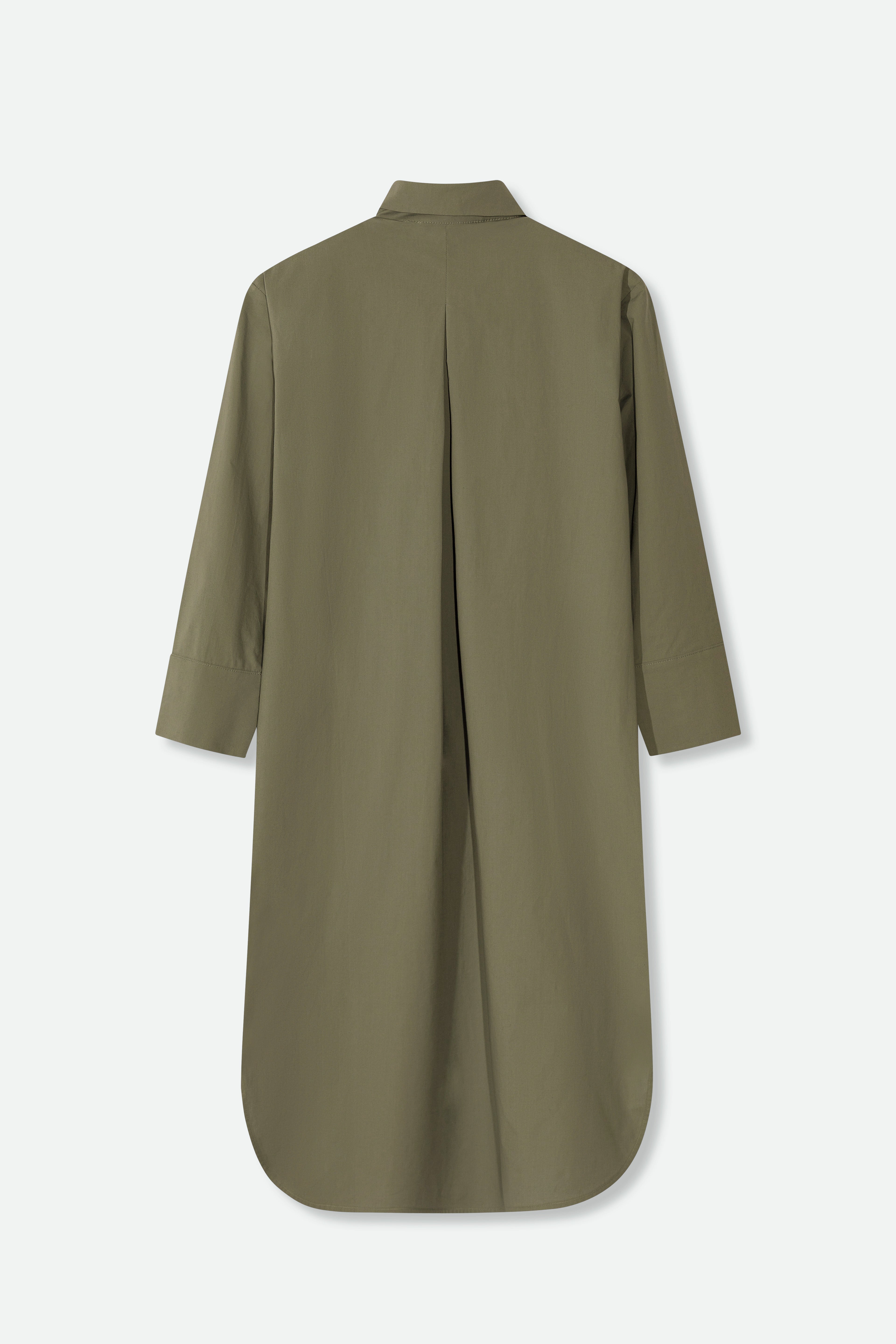 DORIAN DRESS IN ITALIAN FINE STRETCH COTTON