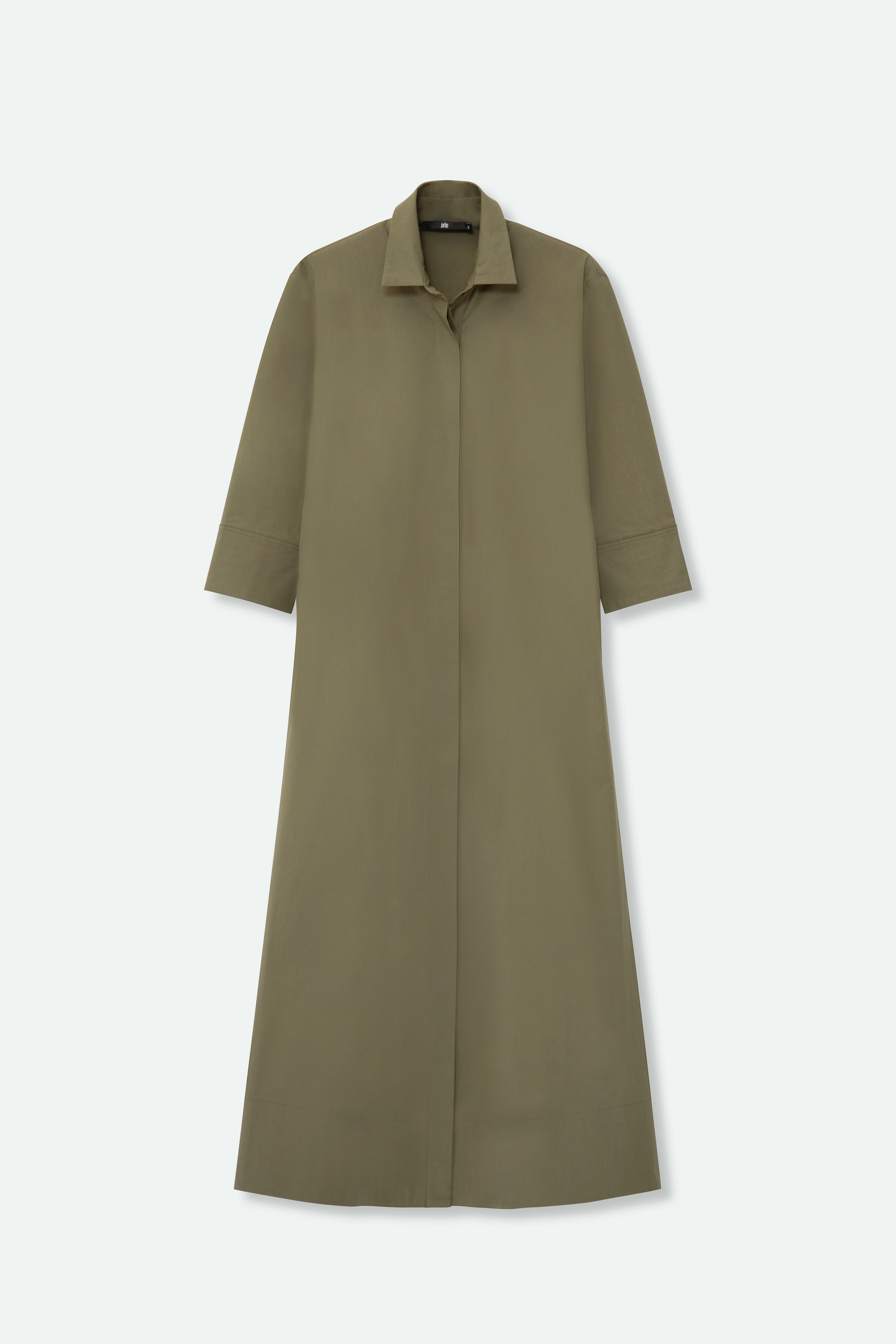 DAXTON DRESS IN ITALIAN FINE STRETCH COTTON