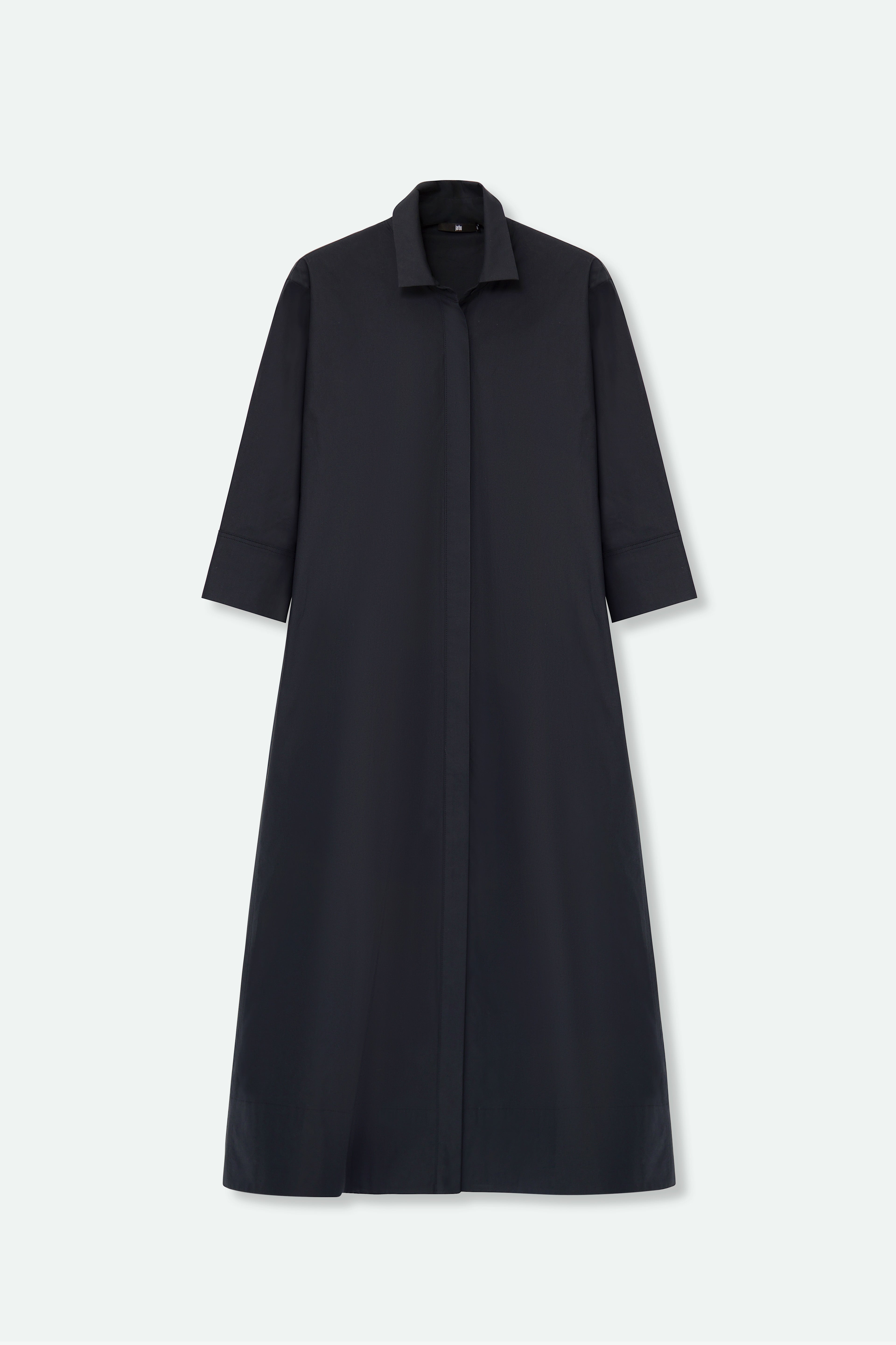 DAXTON DRESS IN ITALIAN FINE STRETCH COTTON