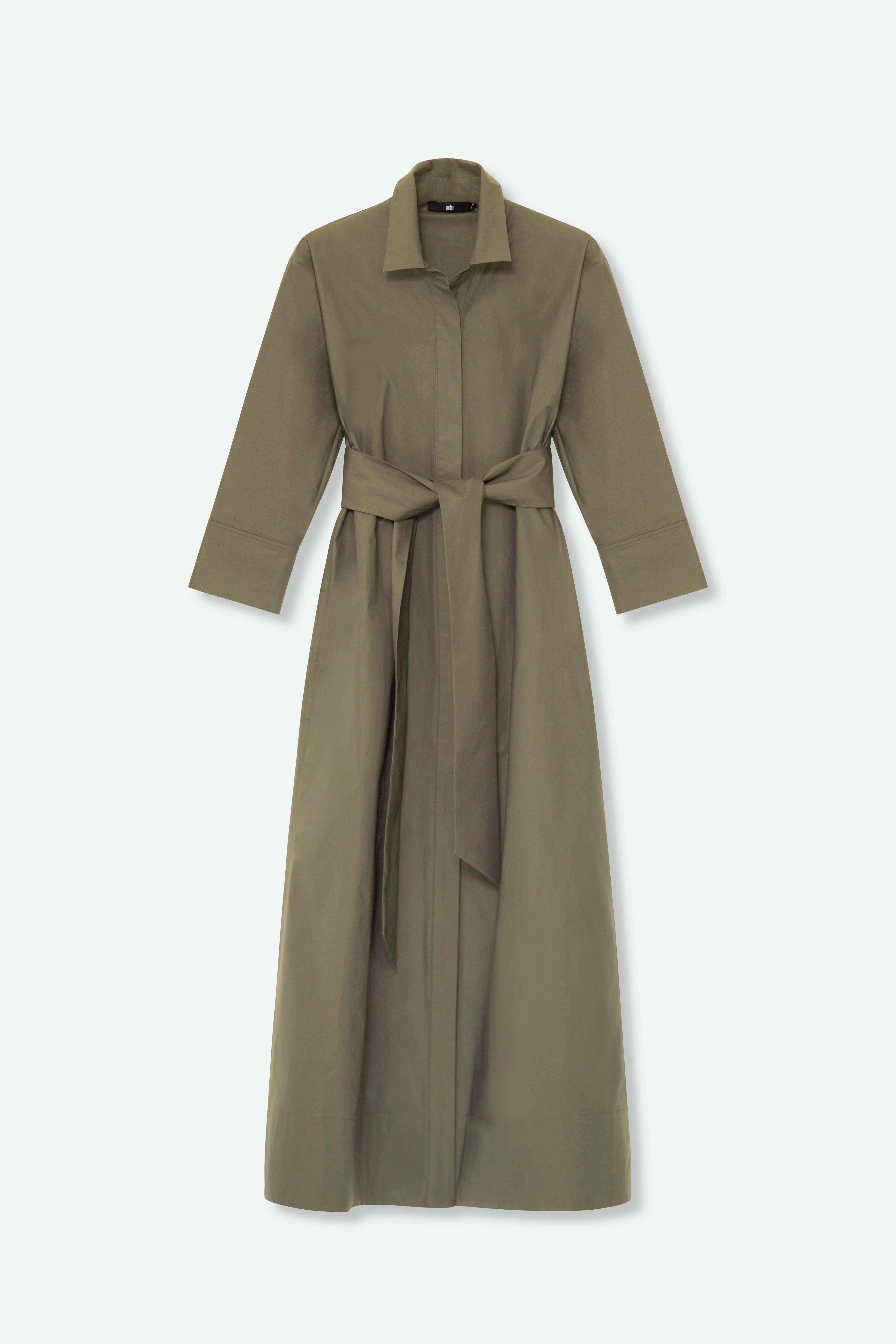 DAXTON DRESS IN ITALIAN FINE STRETCH COTTON