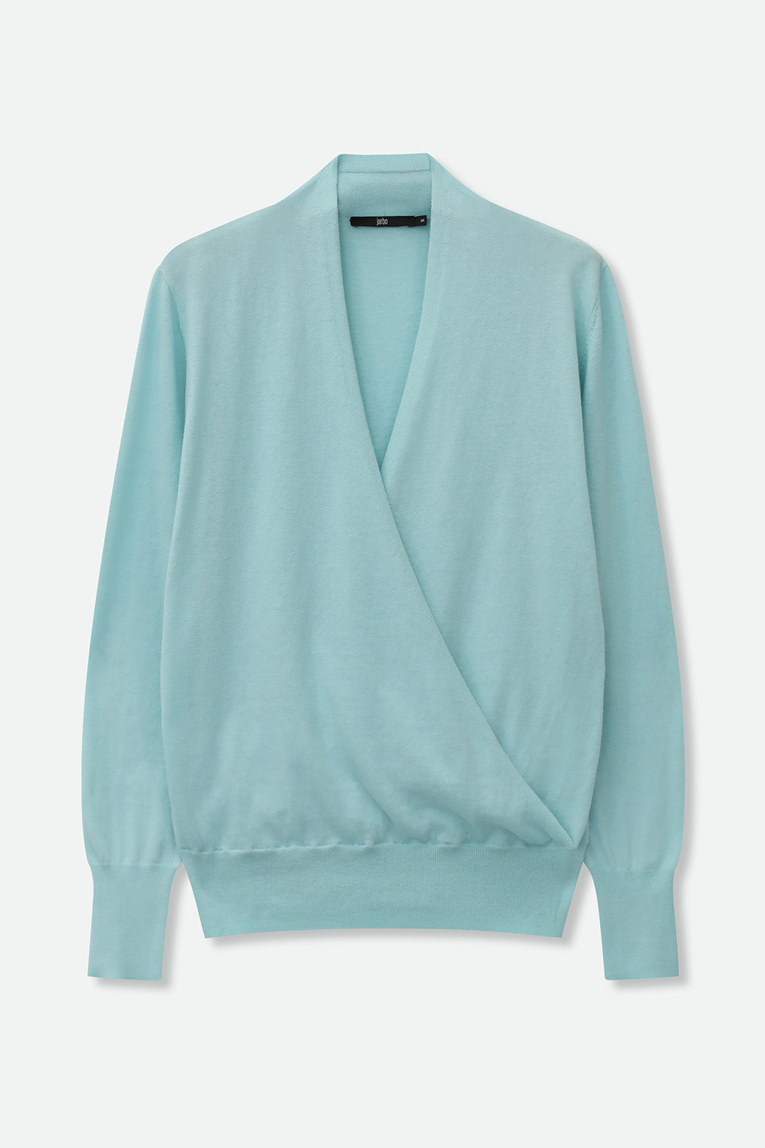 TORY ITALIAN COTTON SURPLICE WRAP TOP