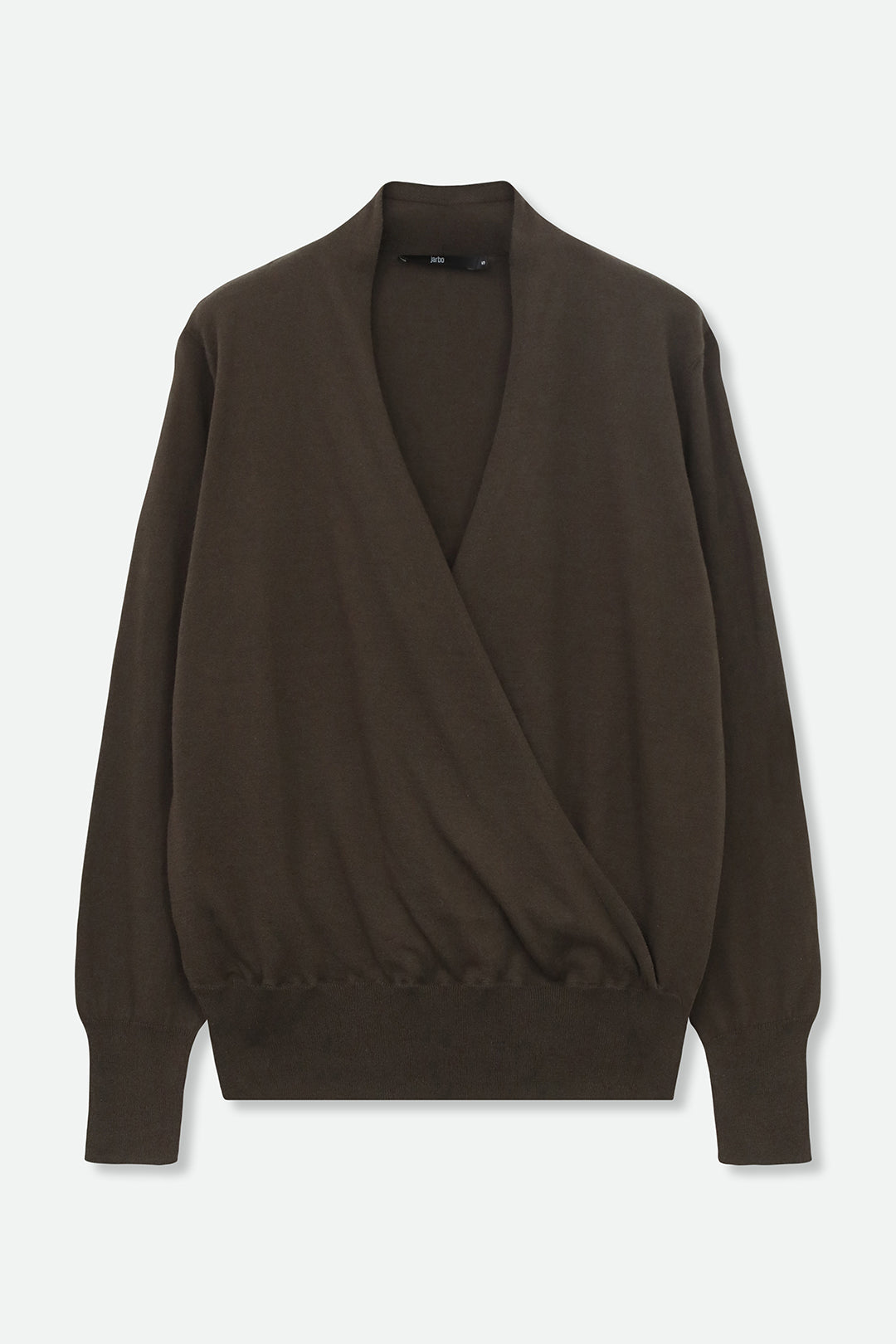 TORY ITALIAN COTTON SURPLICE WRAP TOP