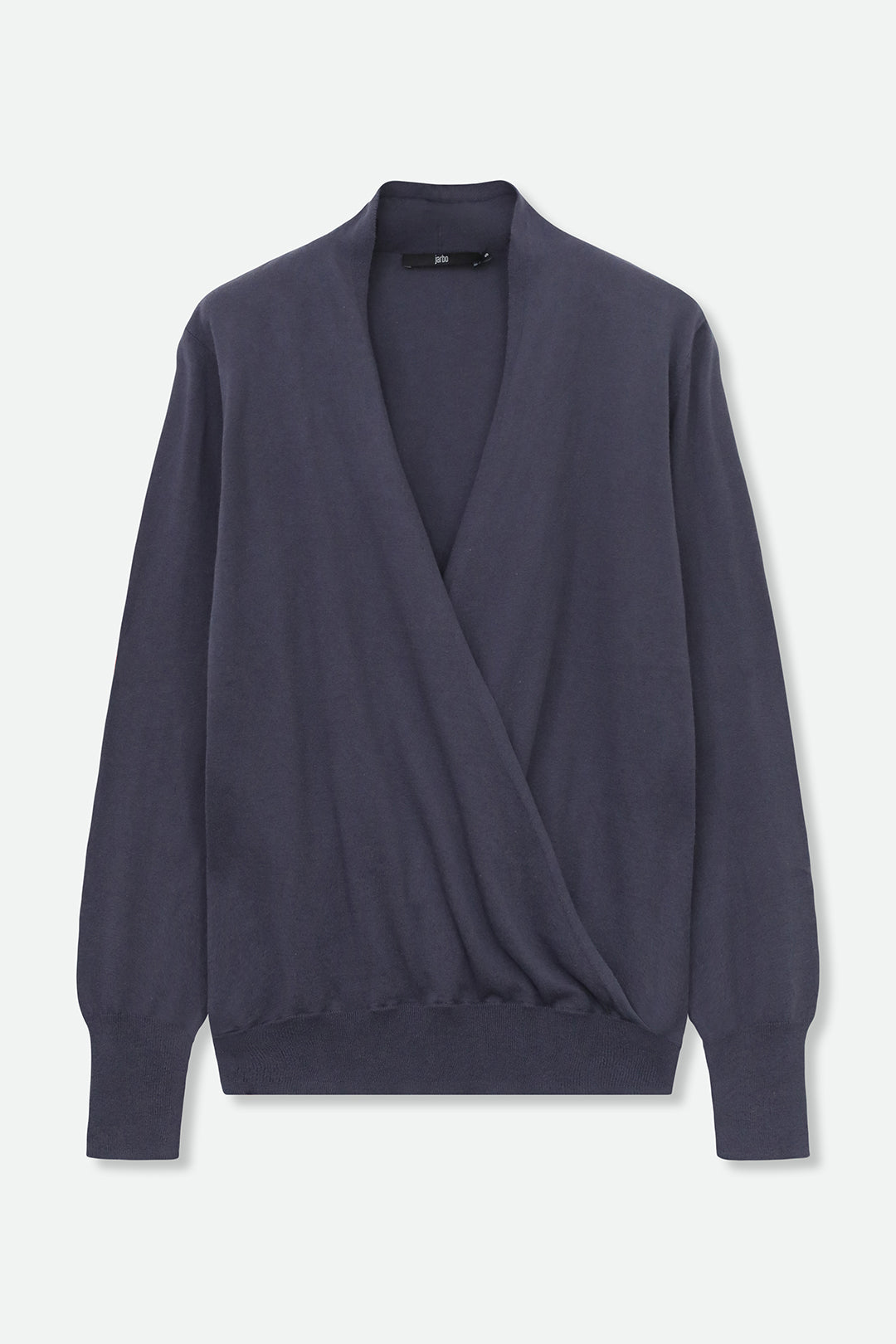 TORY ITALIAN COTTON SURPLICE WRAP TOP