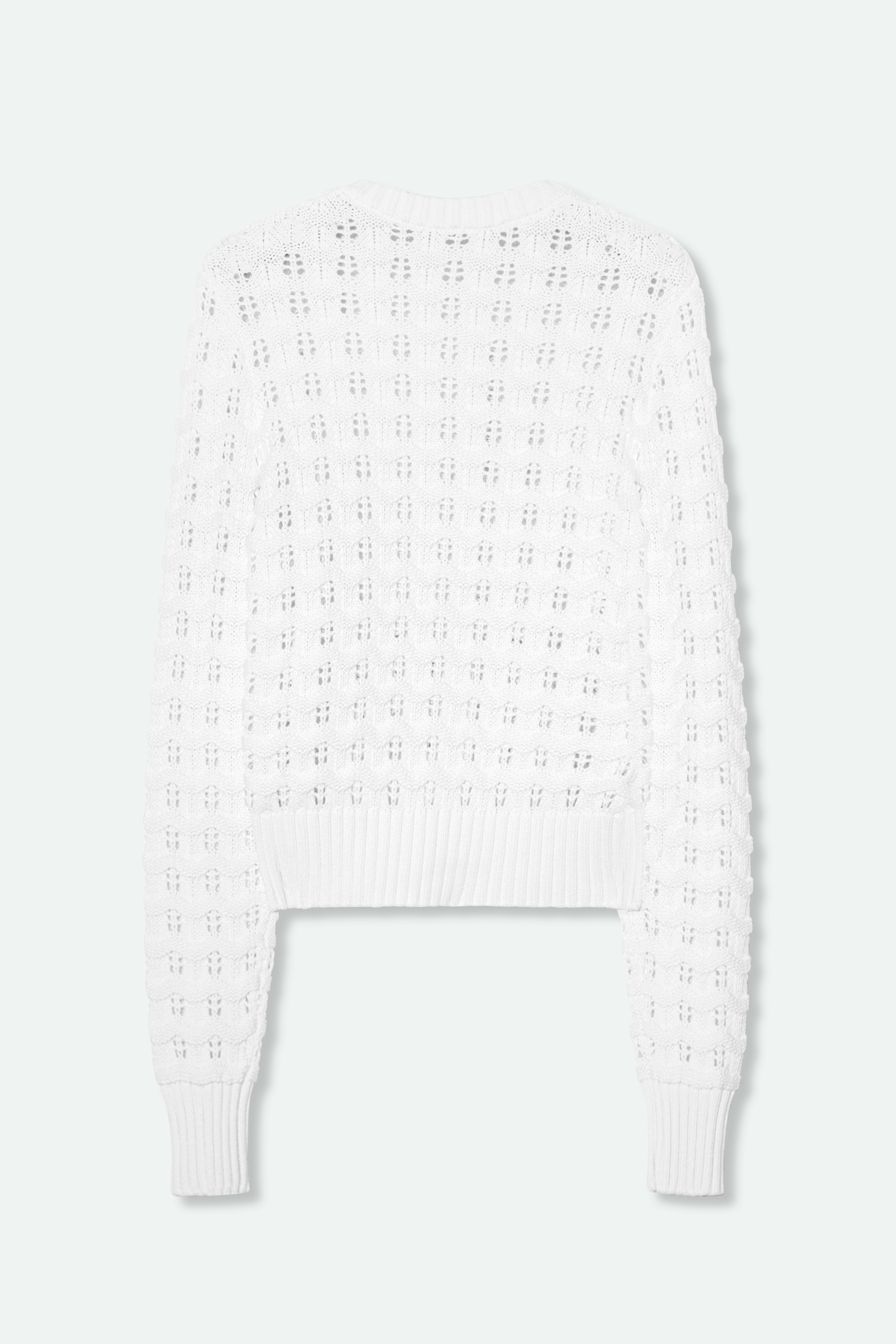 QUINN CARDIGAN IN ITALIAN COTTON KNIT