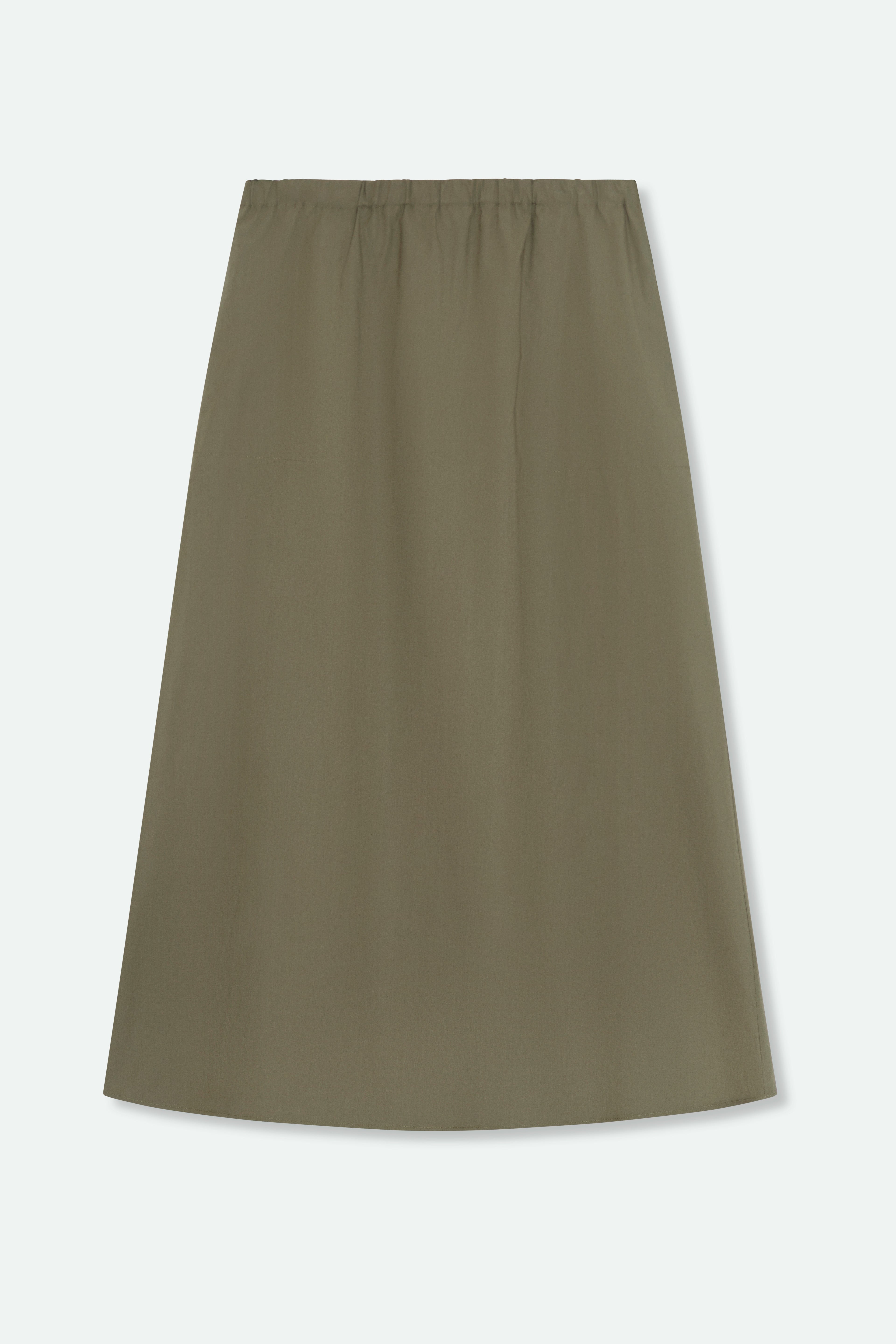 LANEY SKIRT IN ITALIAN FINE STRETCH COTTON