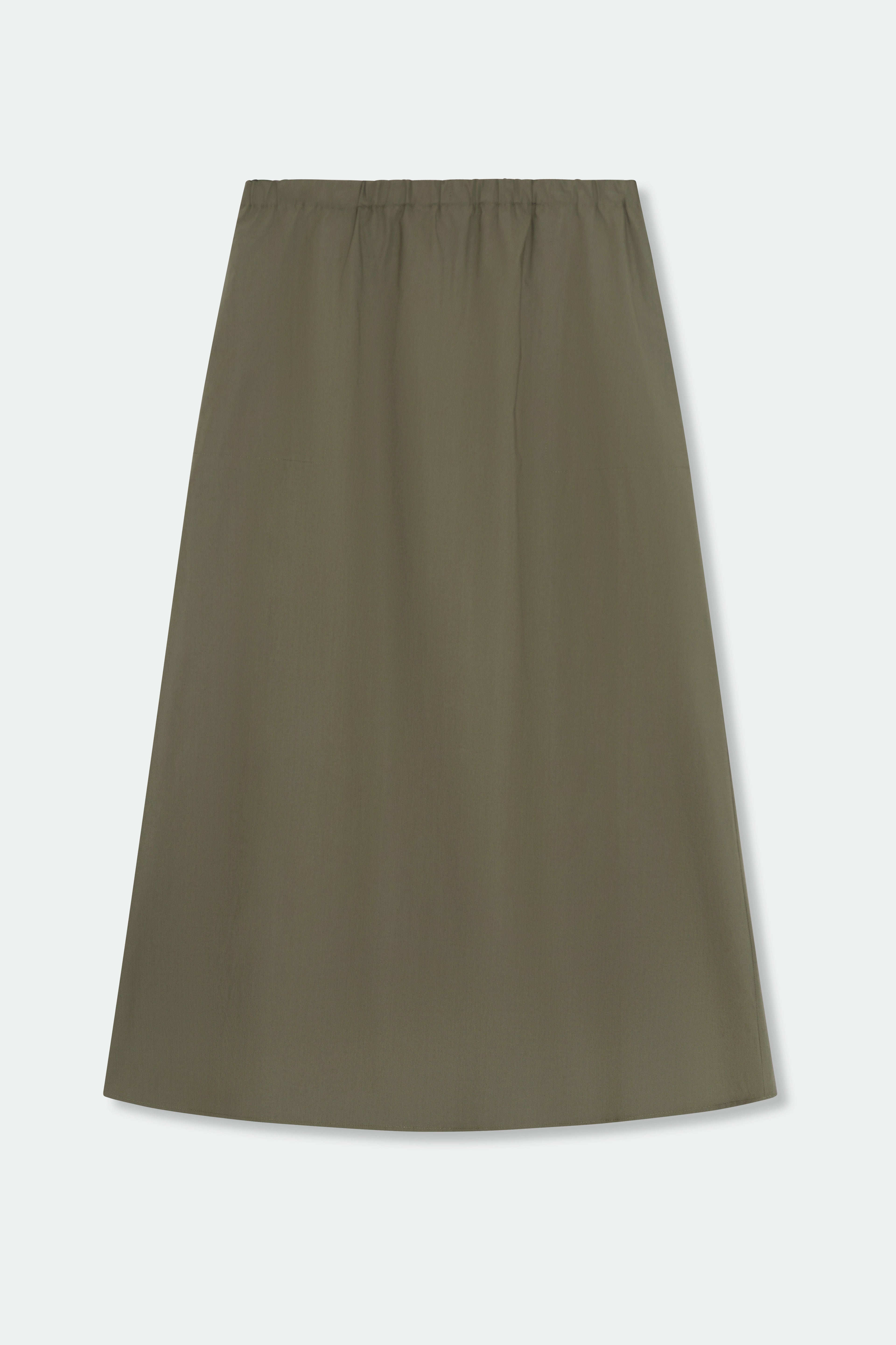 LANEY SKIRT IN ITALIAN FINE STRETCH COTTON
