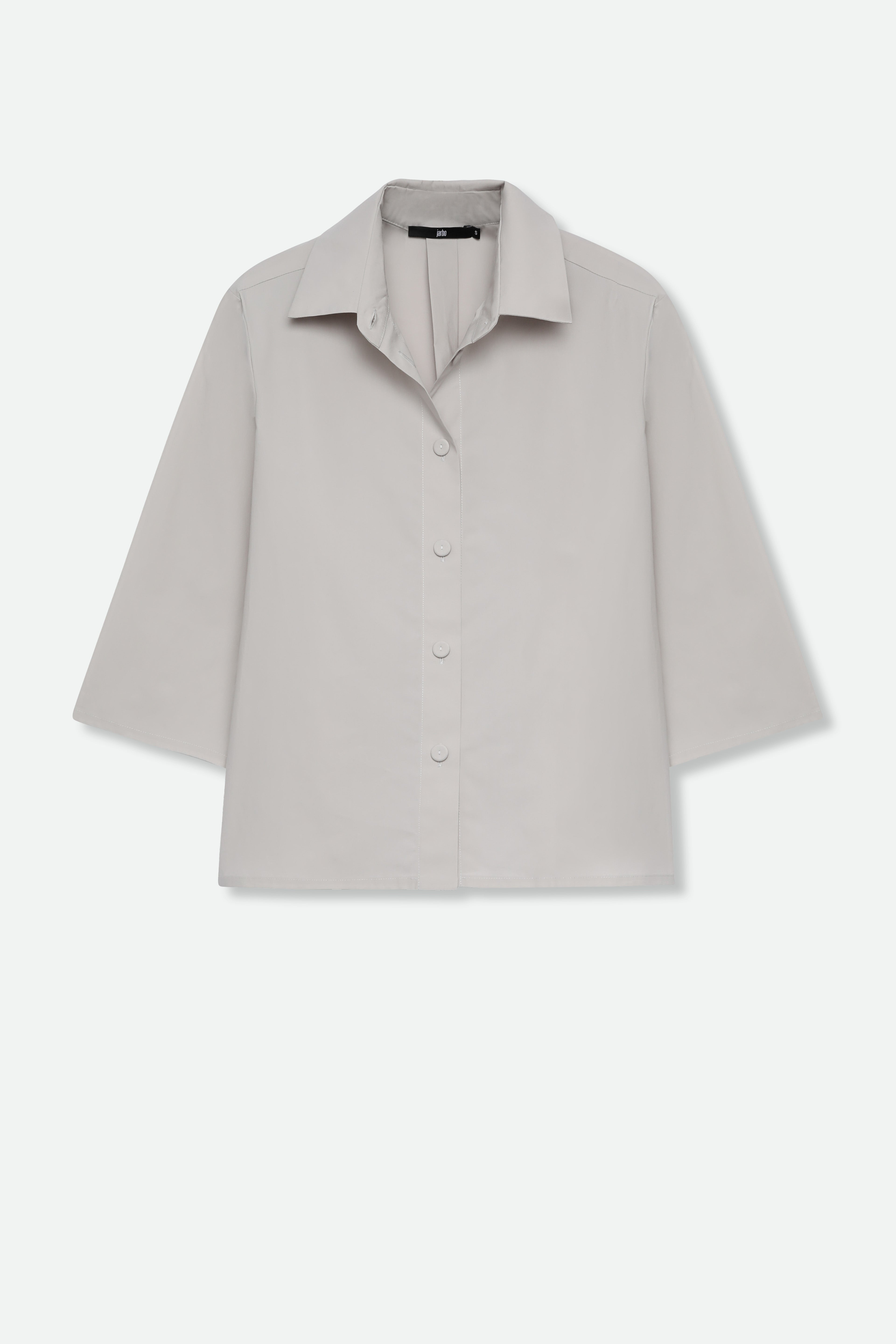 CESARE CAMP SHIRT IN ITALIAN FINE STRETCH COTTON