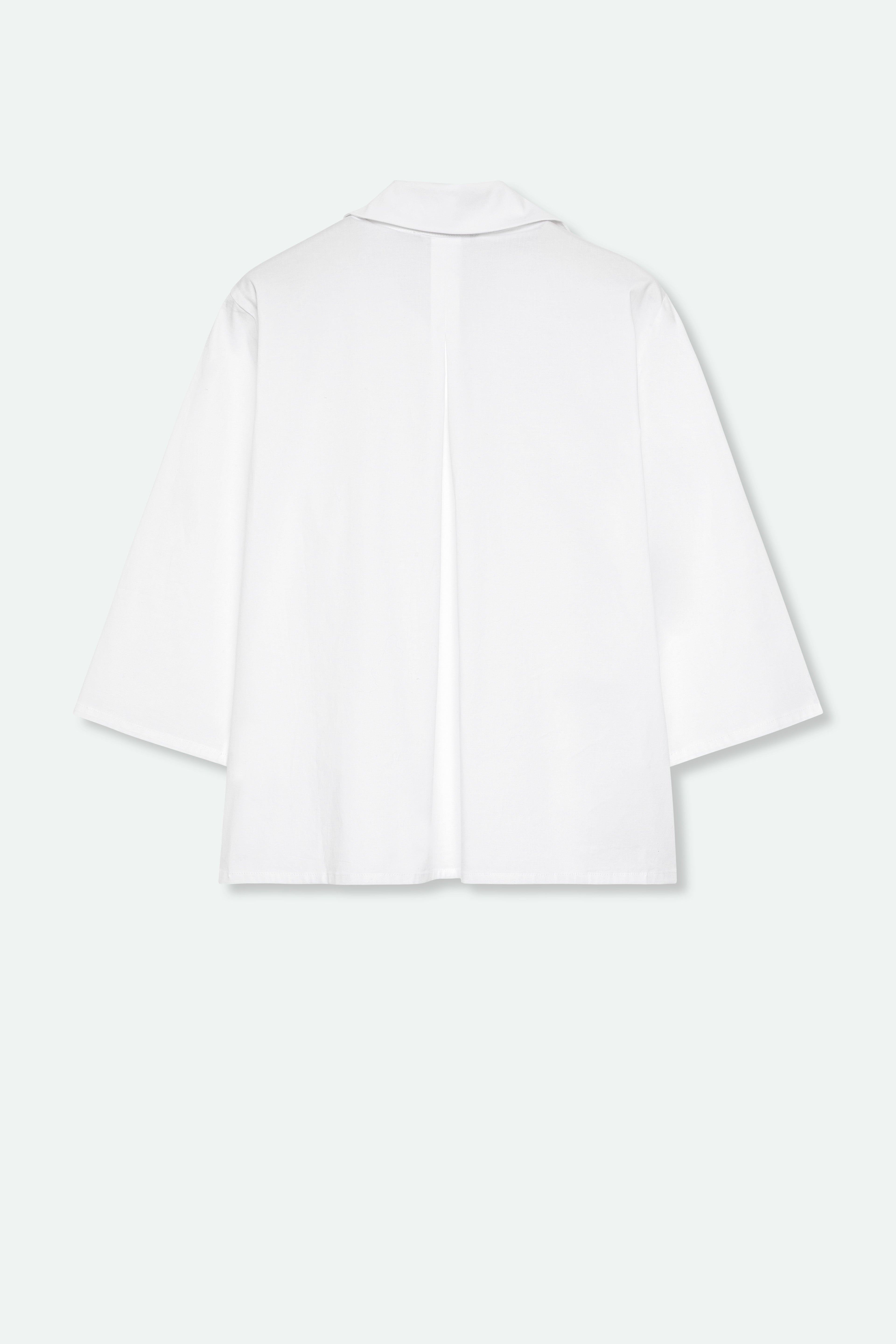 CESARE CAMP SHIRT IN ITALIAN FINE STRETCH COTTON