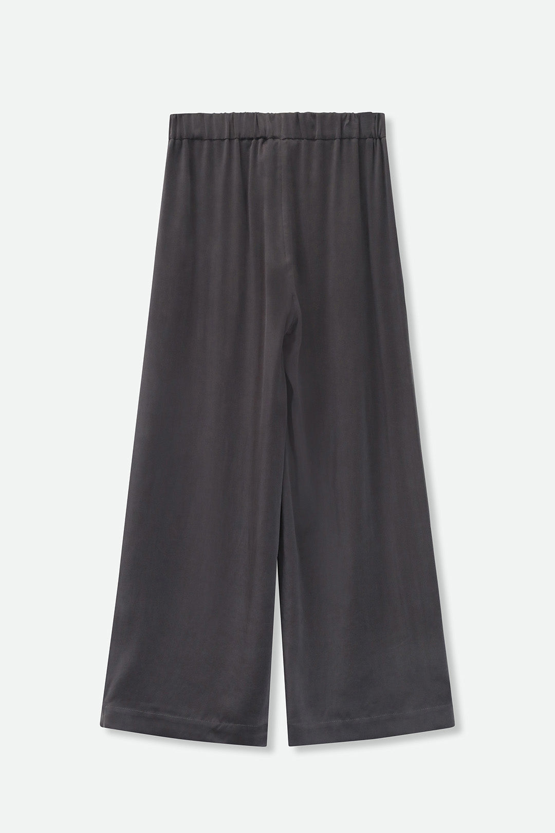 PALMETTO WIDE LEG PANT IN GARMET-DYED SILK CHARMEUSE