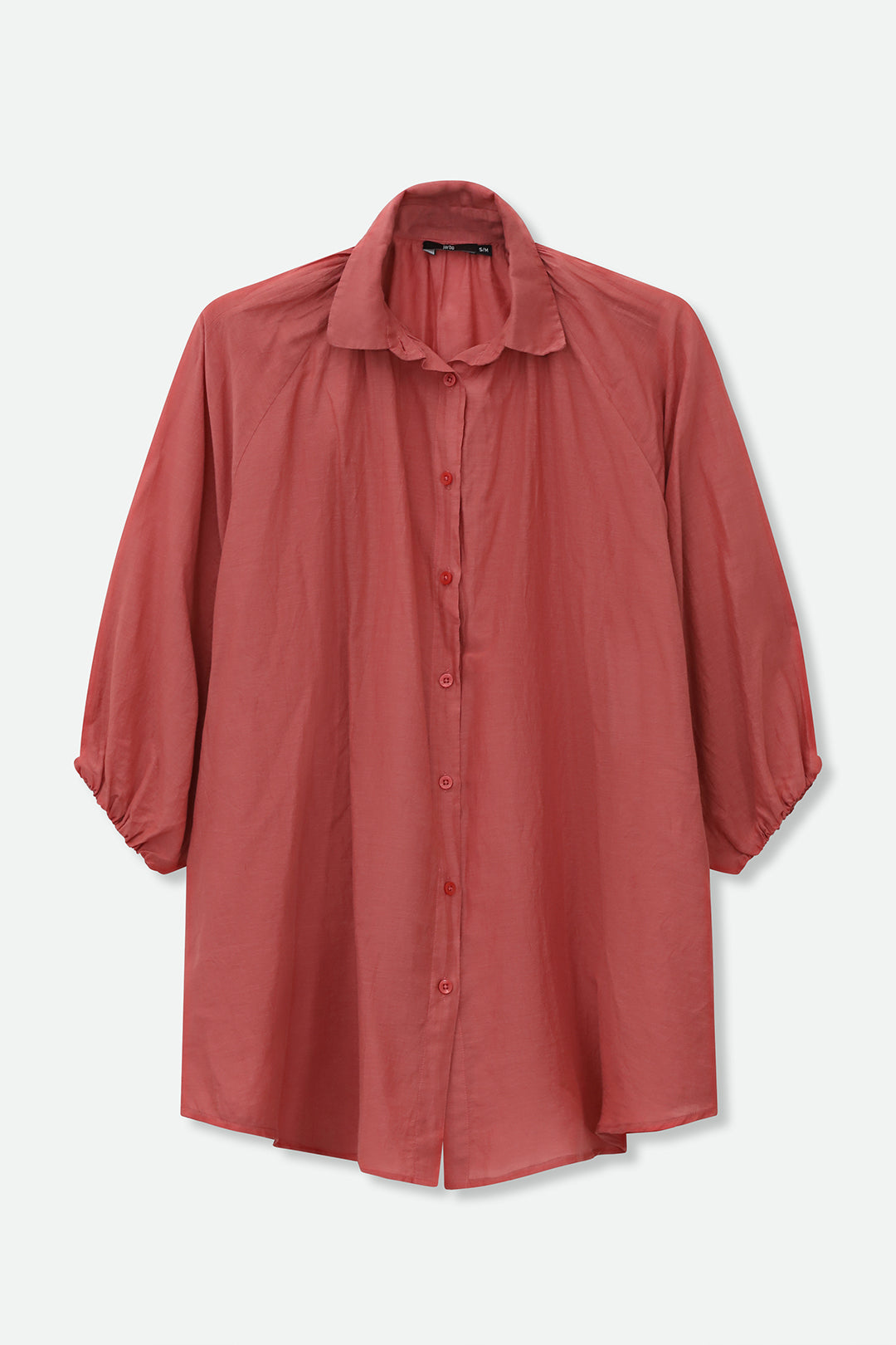 FLOWY OVERSIZED BLOUSE IN SILK COTTON