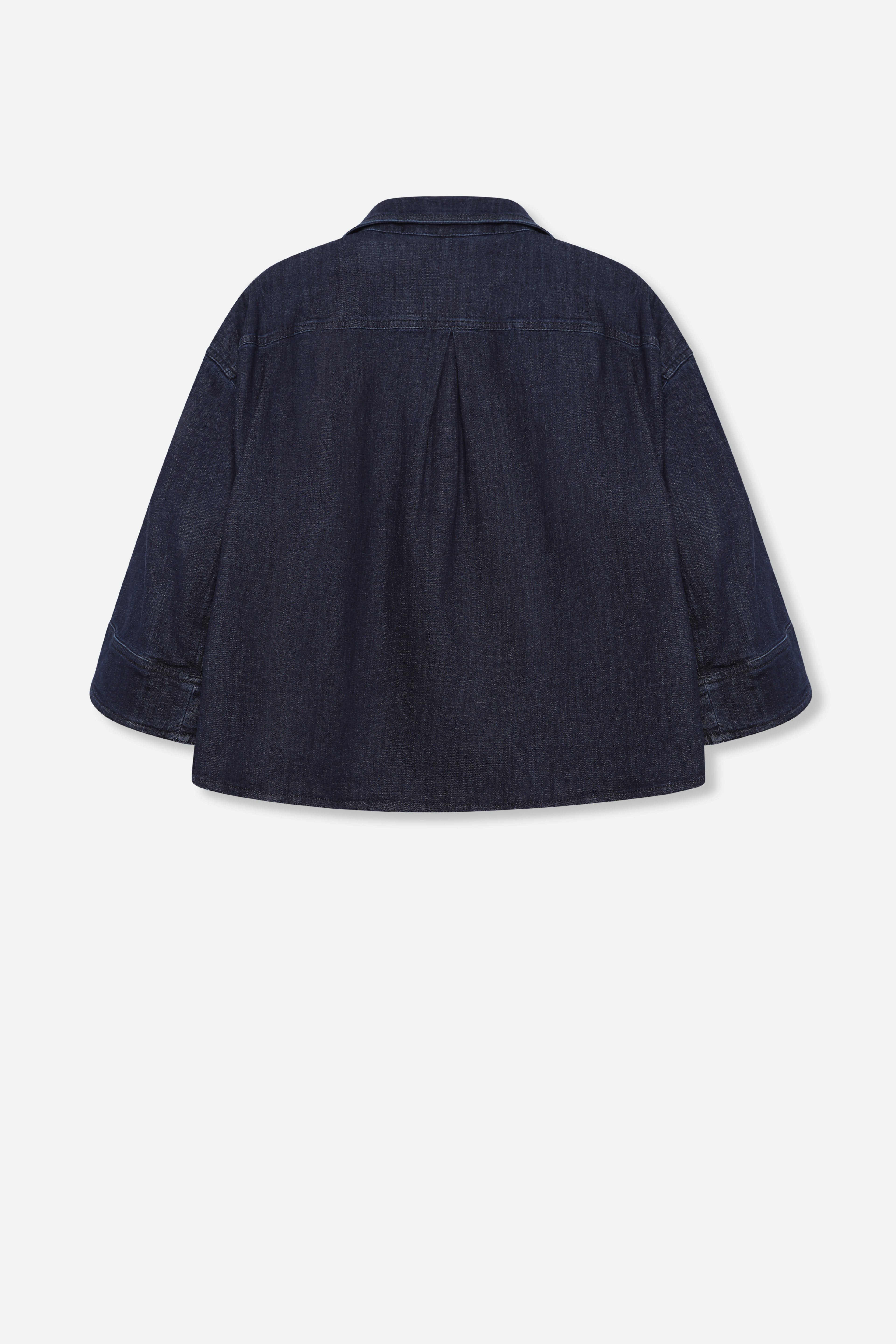 VENETO DENIM JACKET IN ORGANIC ITALIAN DENIM STRETCH