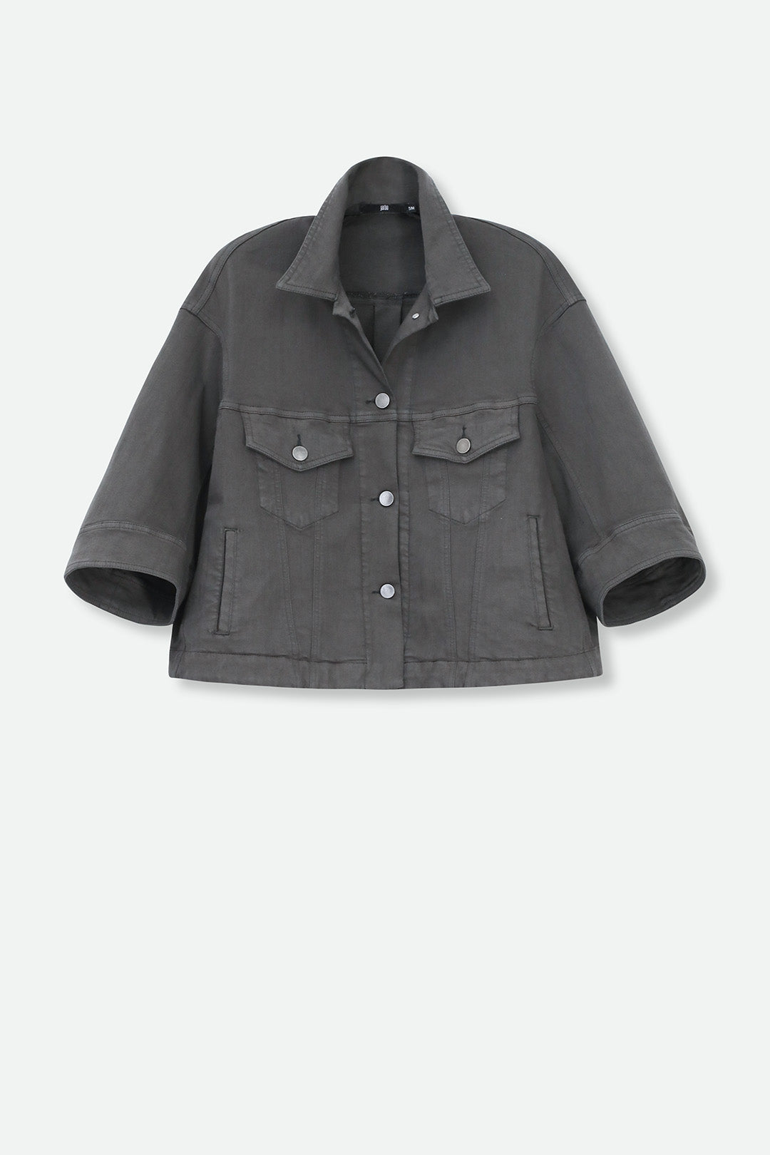 VENETO JACKET GARMENT-DYED ITALIAN STRETCH DENIM
