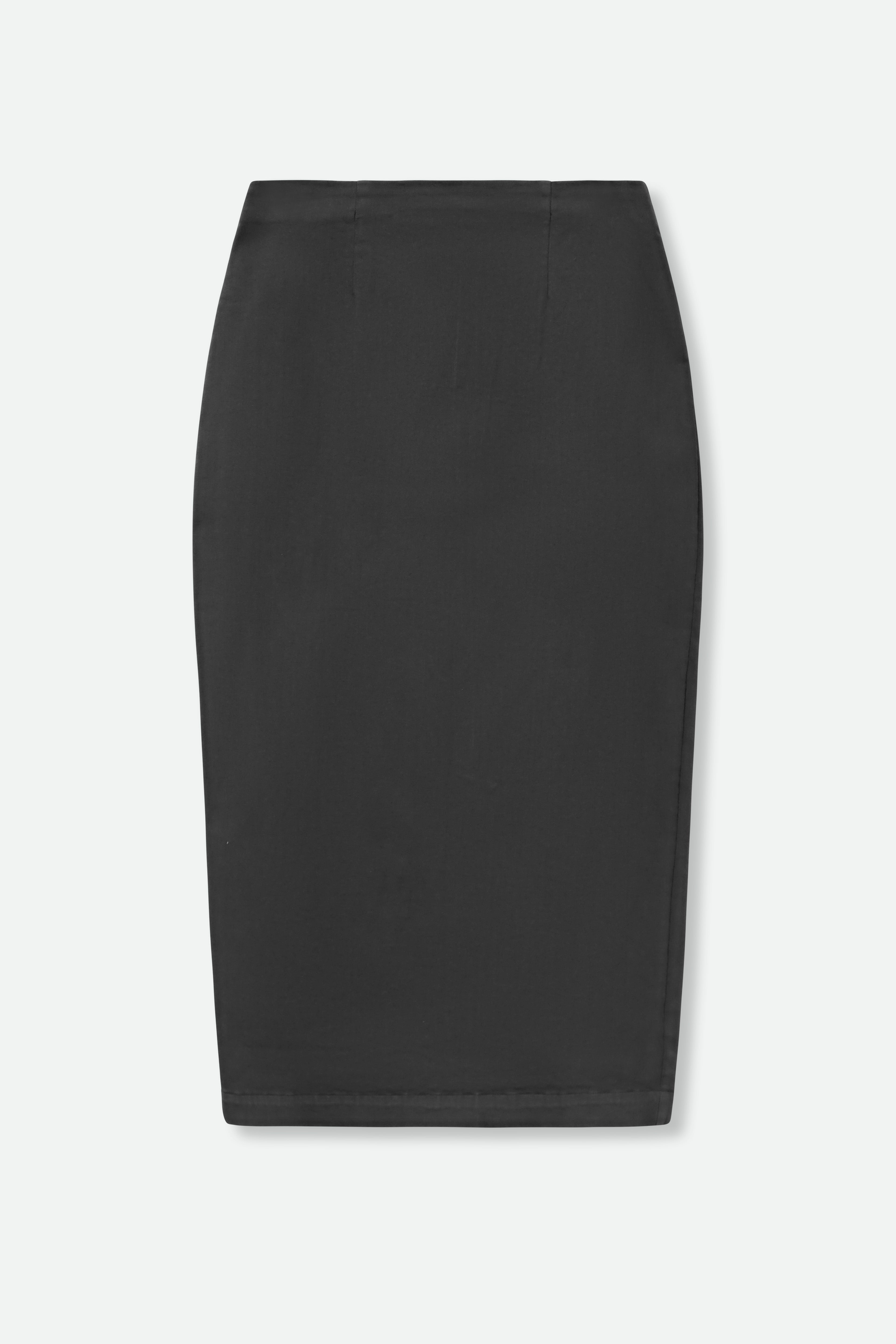 LAUREN SKIRT IN GARMENT-DYED ITALIAN STRETCH DENIM