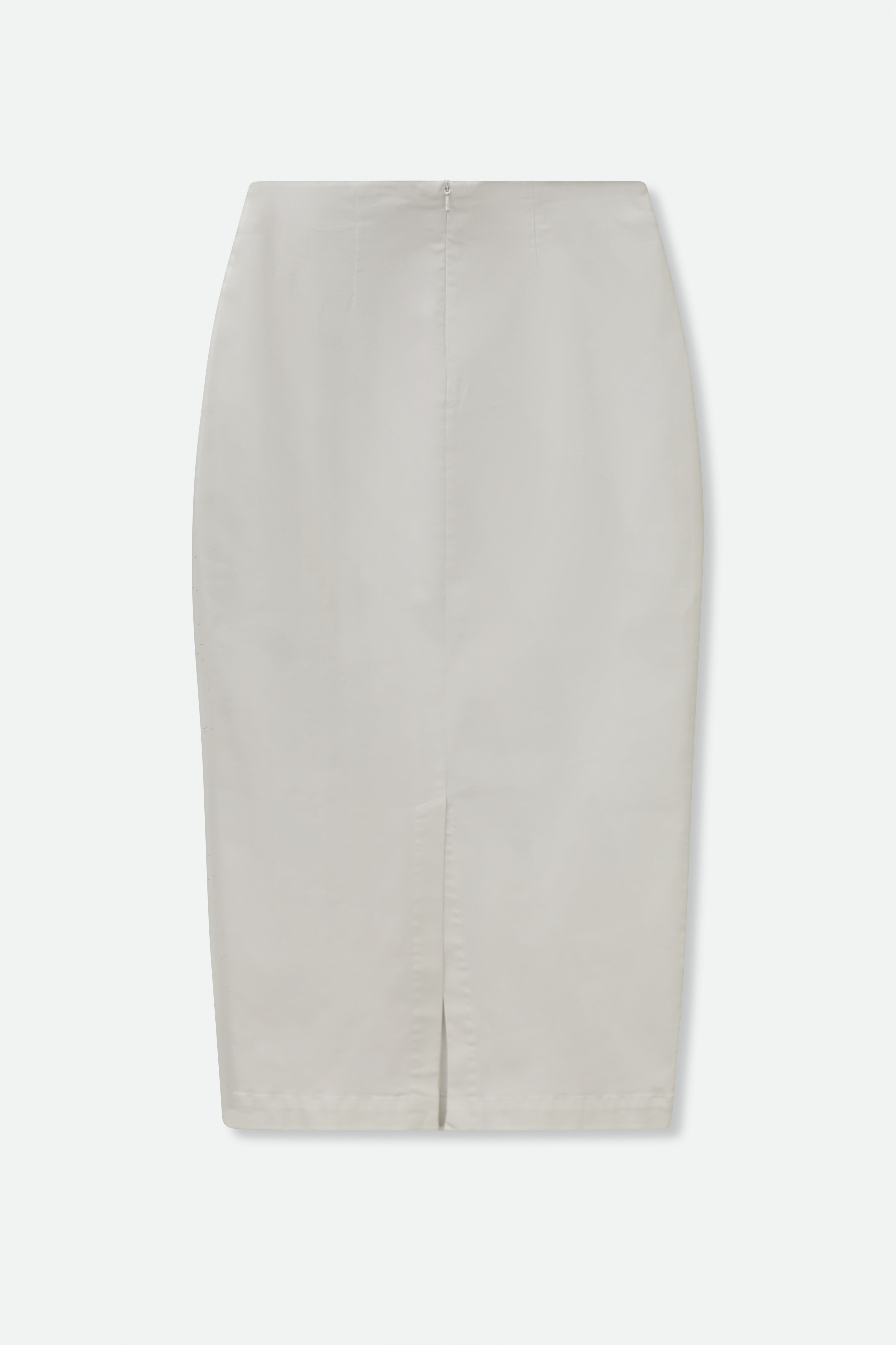 LAUREN SKIRT IN GARMENT-DYED ITALIAN STRETCH DENIM