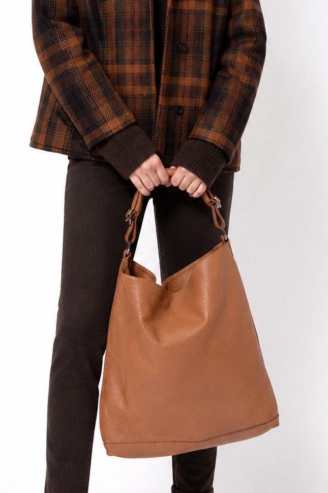 BASTIAN BAG IN FRENCH CALFSKIN CUOIO