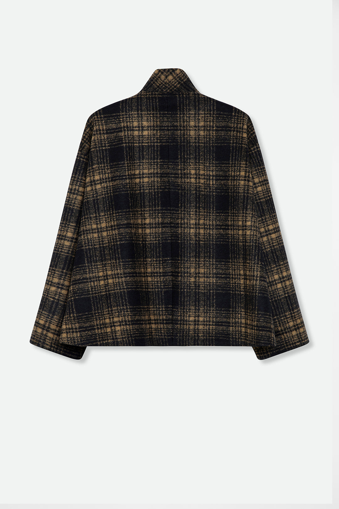JORDANE JACKET IN ITALIAN PLAID WOOL