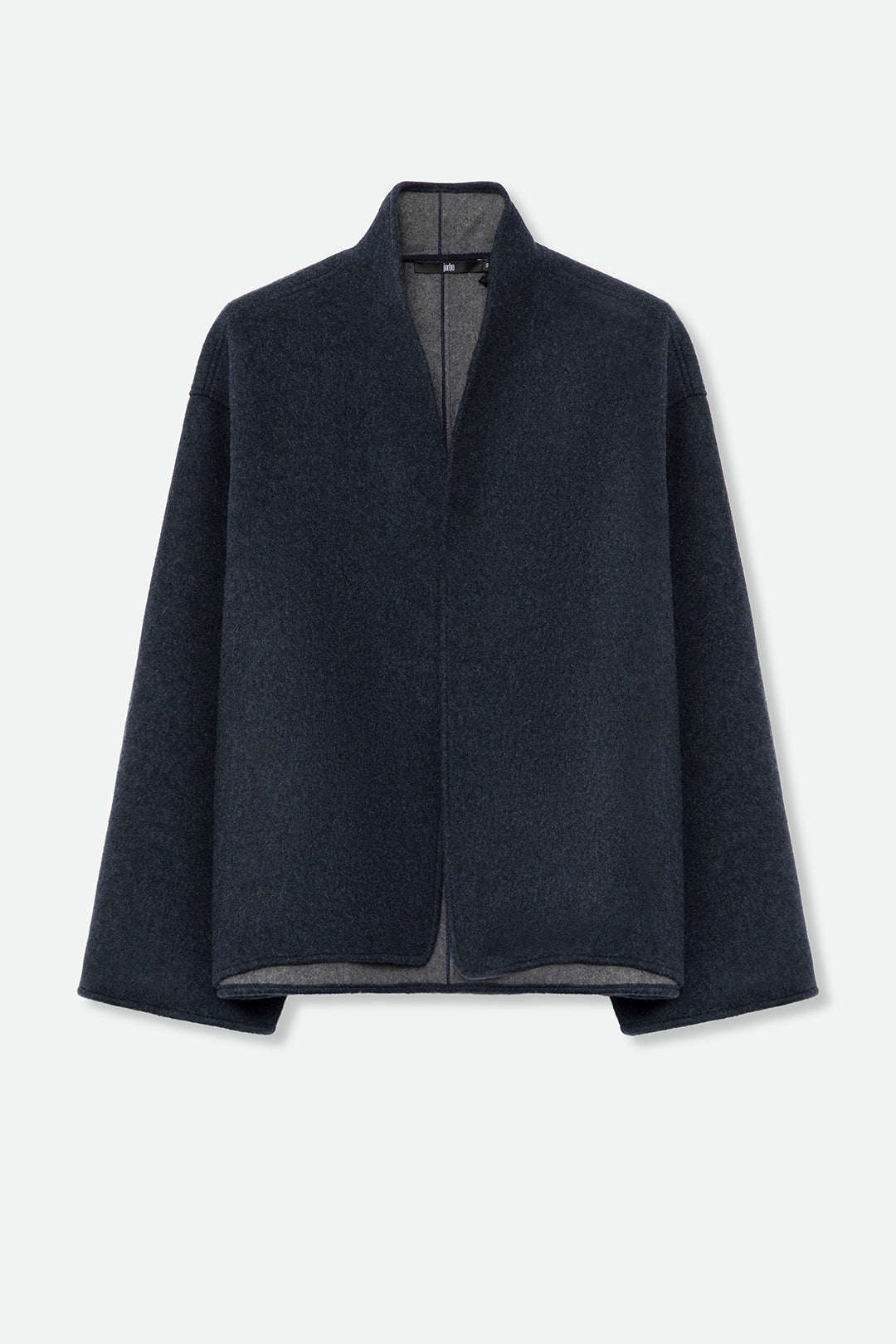 JORDANE JACKET IN ITALIAN DOUBLE FACE WOOL NAVY GREY