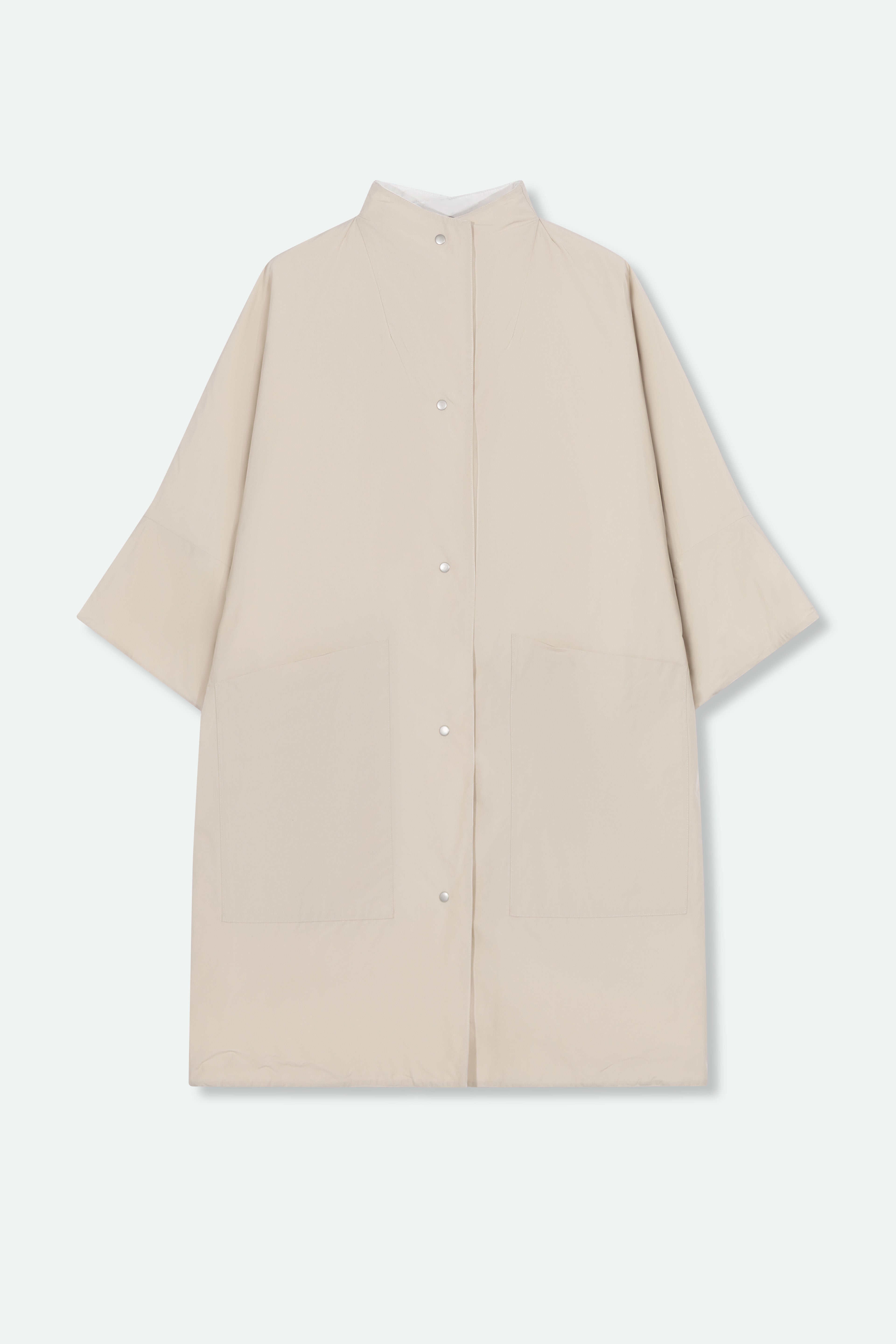 VAUGHN COAT IN REVERSIBLE TECHNO-SILK TAFFETA