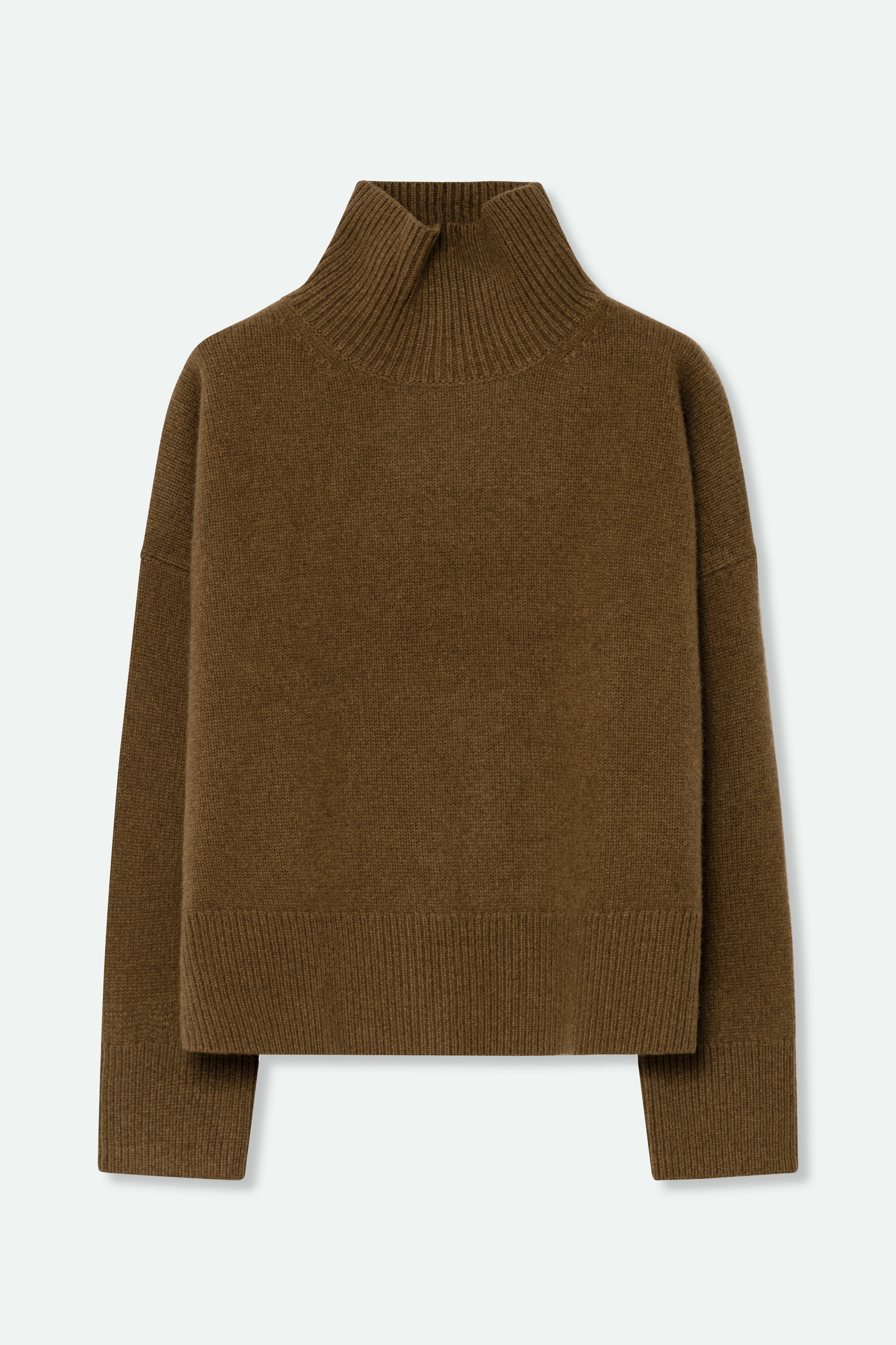 THEIA TURTLENECK IN CASHMERE YAK & MERINO