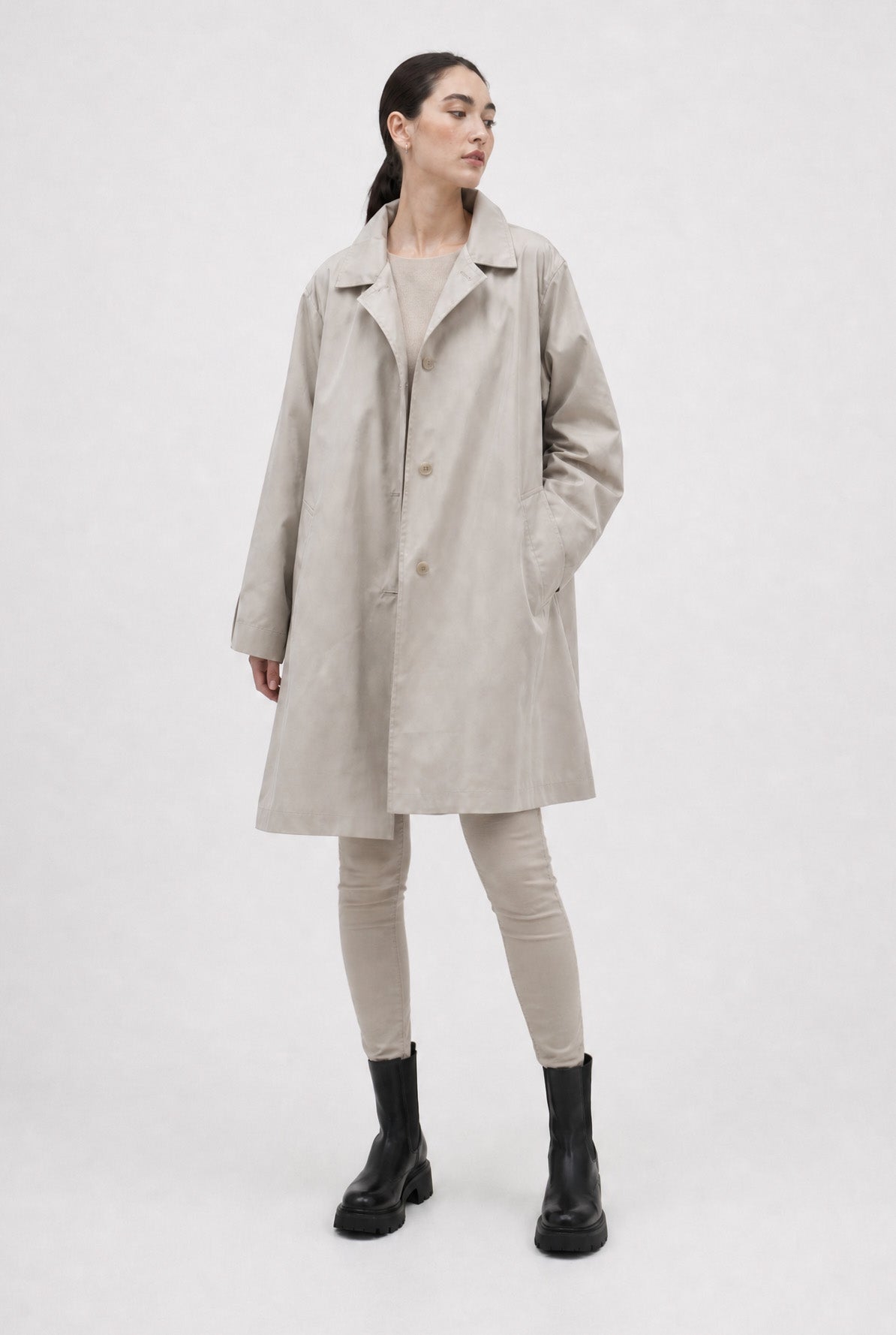 BLYTHE TRAVEL TRENCH RAIN COAT