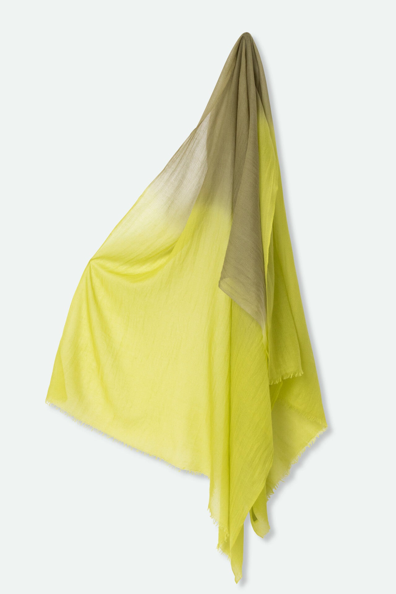 ARMY SAFARI LIGHTWEIGHT SCARF IN HAND DYED CASHMERE